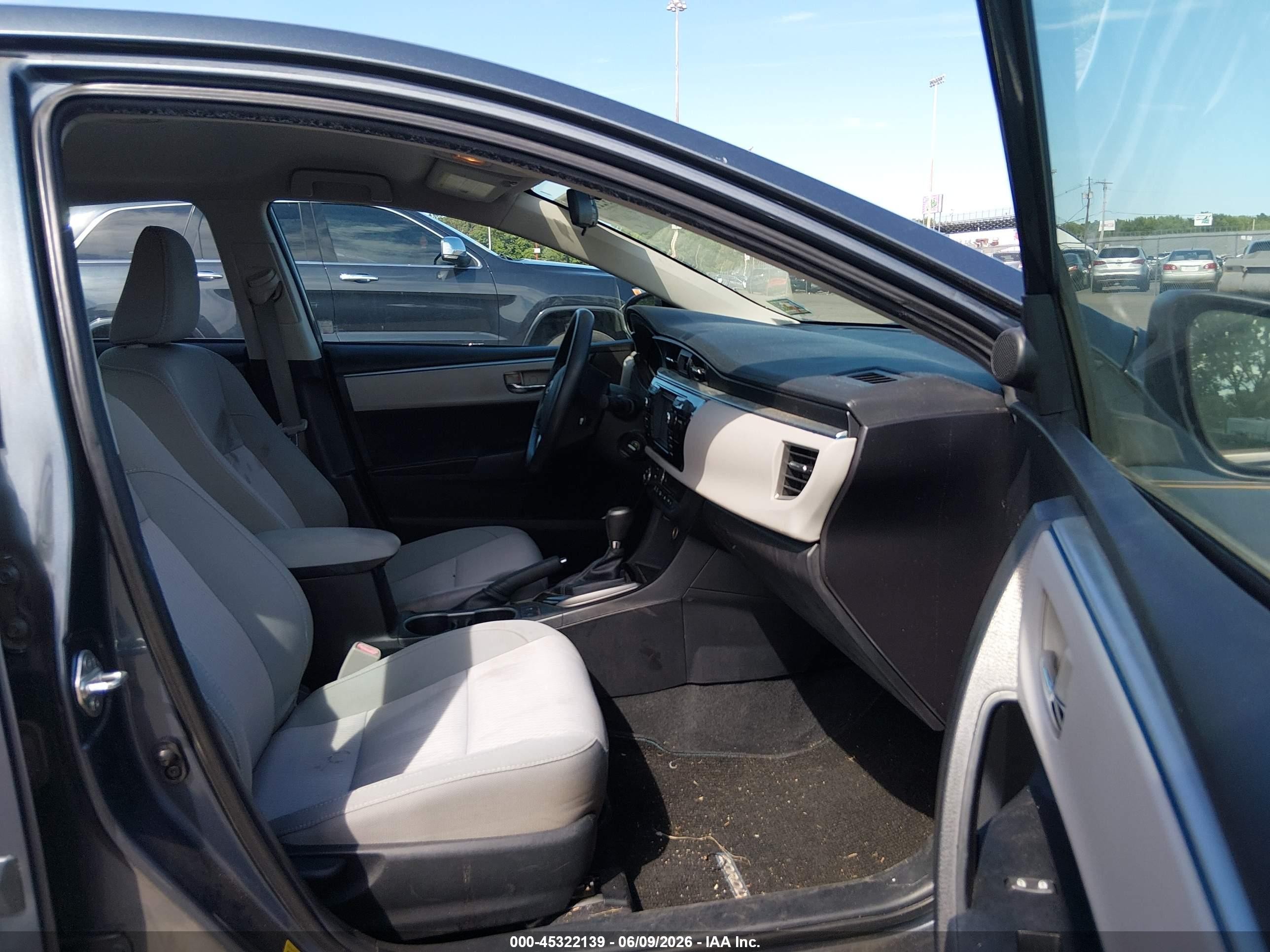 2014 Toyota Corolla Le Eco Plus Gray vin: 2T1BPRHE2EC080262