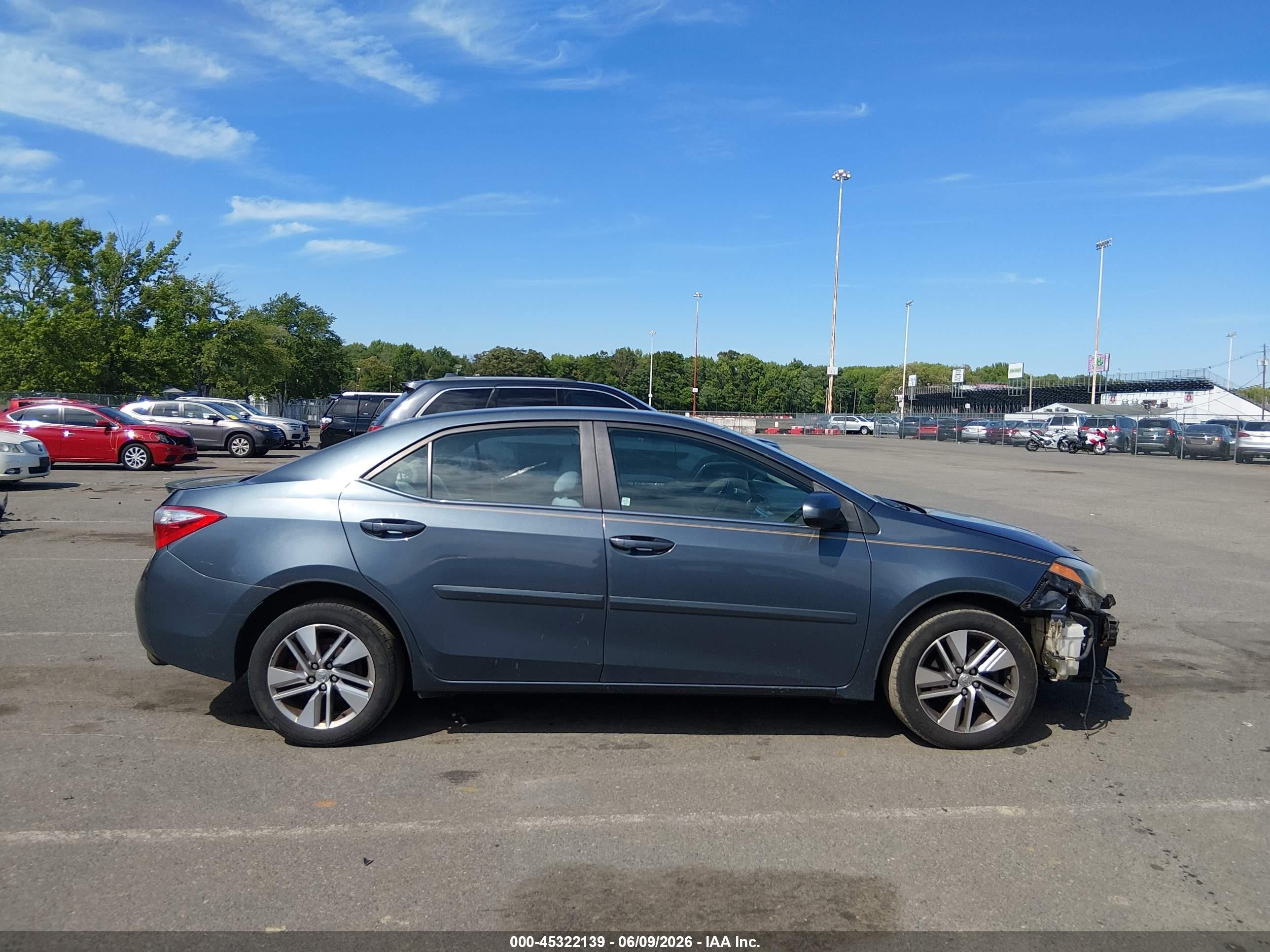 2014 Toyota Corolla Le Eco Plus Gray vin: 2T1BPRHE2EC080262