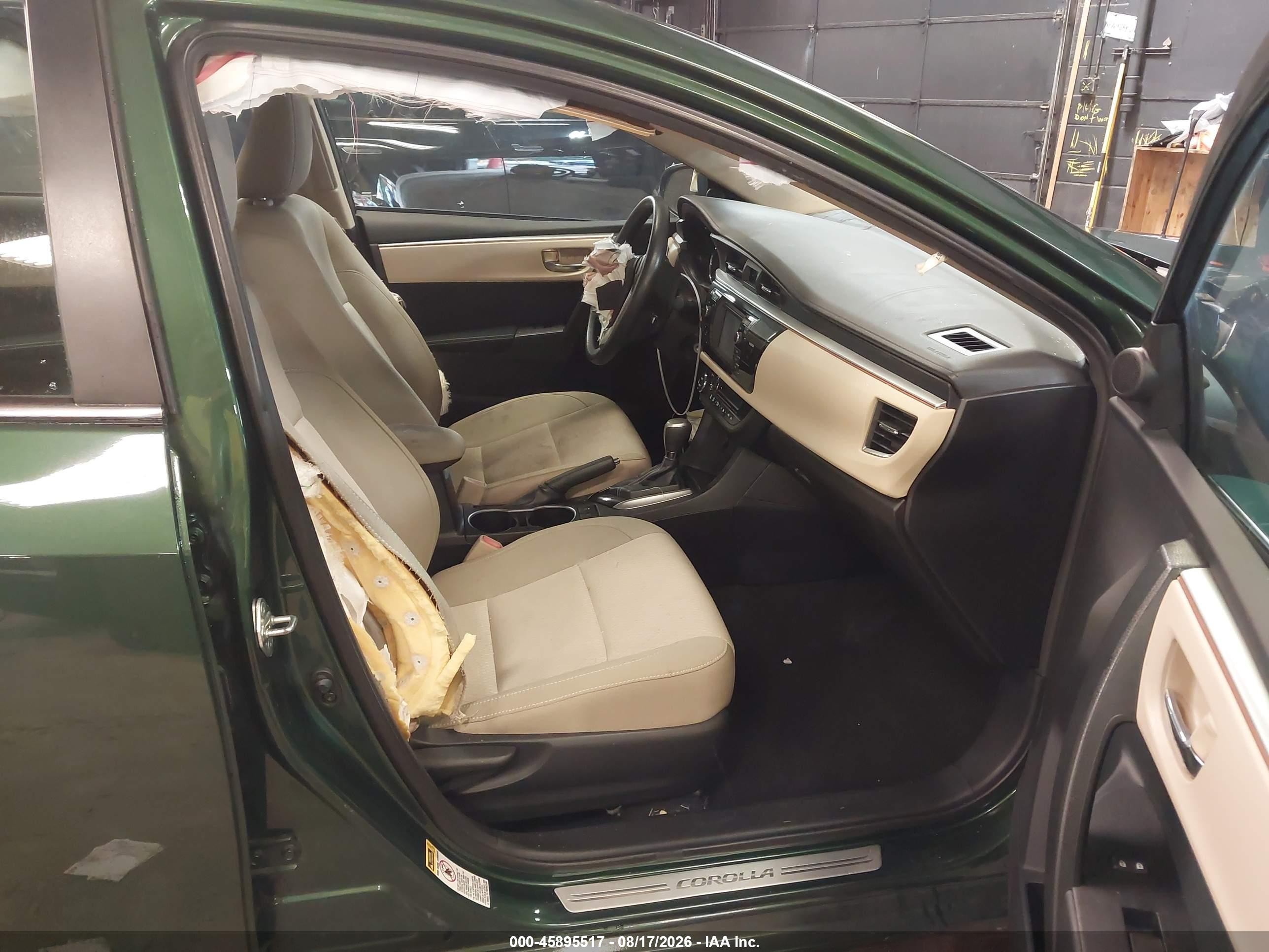 2014 Toyota Corolla Le Eco Plus Green vin: 2T1BPRHE2EC130271
