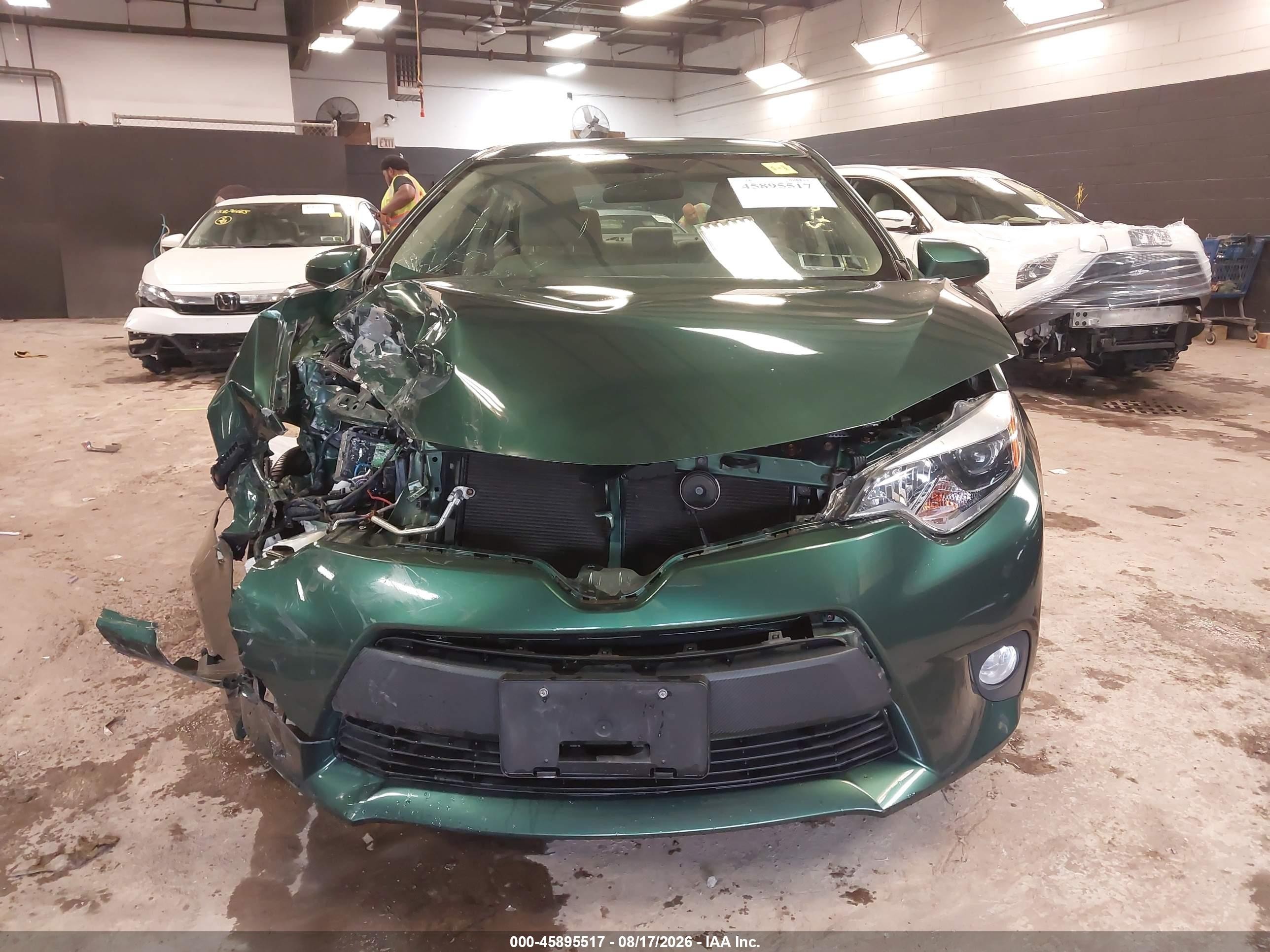 2014 Toyota Corolla Le Eco Plus Green vin: 2T1BPRHE2EC130271