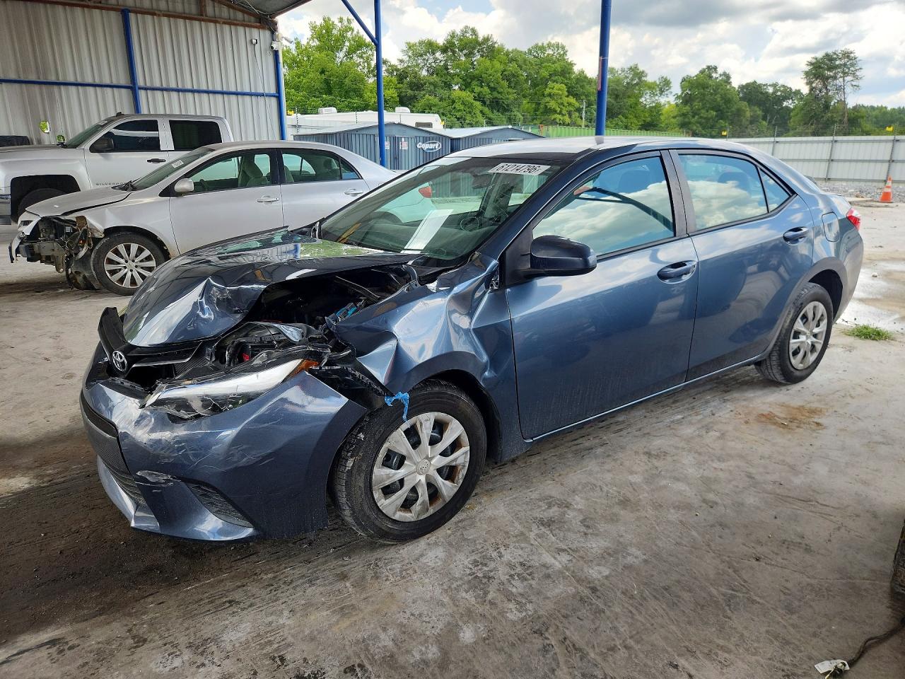 2014 Toyota Corolla Le Eco Gray vin: 2T1BPRHE2EC223937