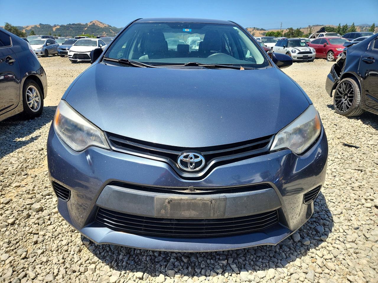 2014 Toyota Corolla Le Eco Gray vin: 2T1BPRHE3EC016277