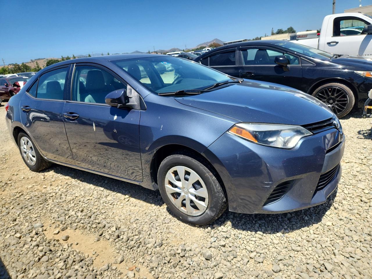 2014 Toyota Corolla Le Eco Gray vin: 2T1BPRHE3EC016277