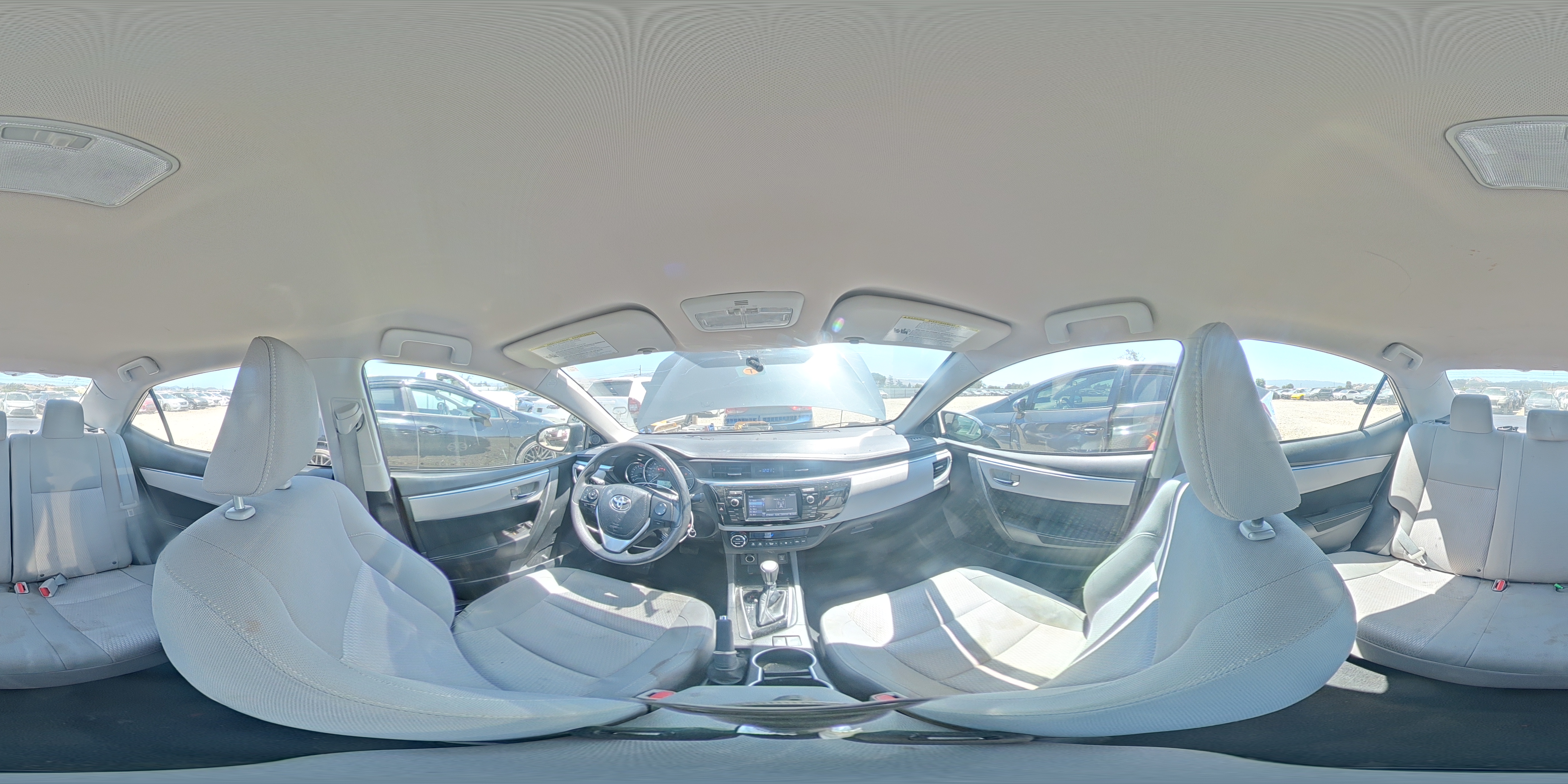 2014 Toyota Corolla Le Eco Gray vin: 2T1BPRHE3EC016277