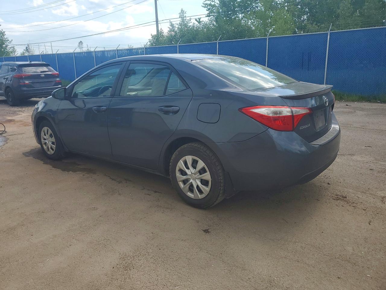 2014 Toyota Corolla Le Eco Gray vin: 2T1BPRHE3EC031443