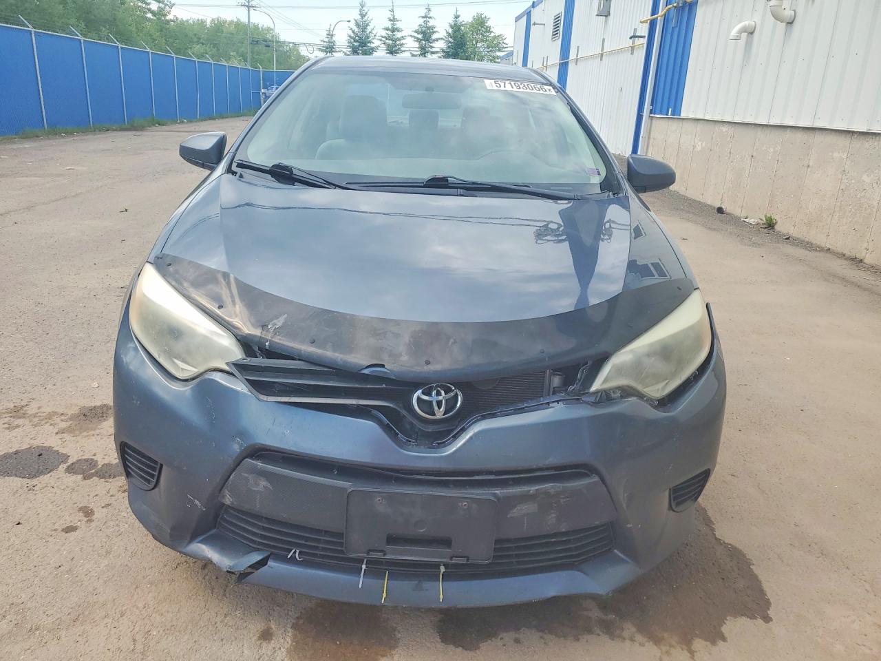 2014 Toyota Corolla Le Eco Gray vin: 2T1BPRHE3EC031443