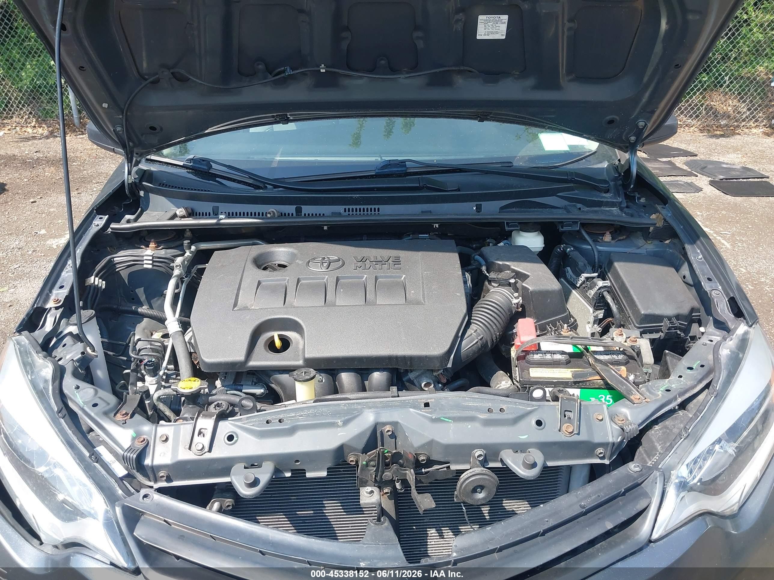 2014 Toyota Corolla Le Eco Plus Blue vin: 2T1BPRHE3EC093117