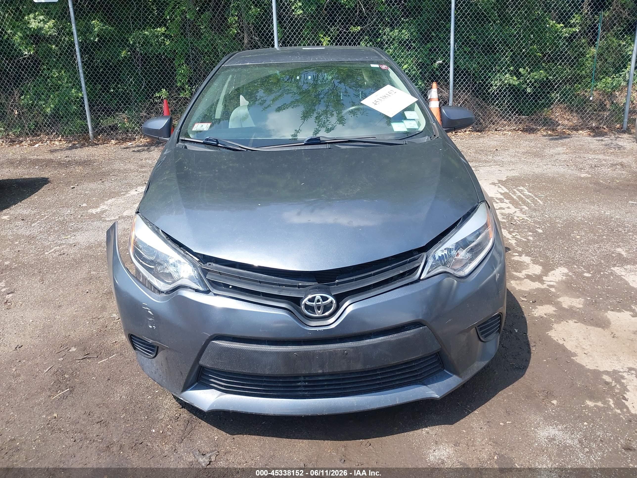 2014 Toyota Corolla Le Eco Plus Blue vin: 2T1BPRHE3EC093117