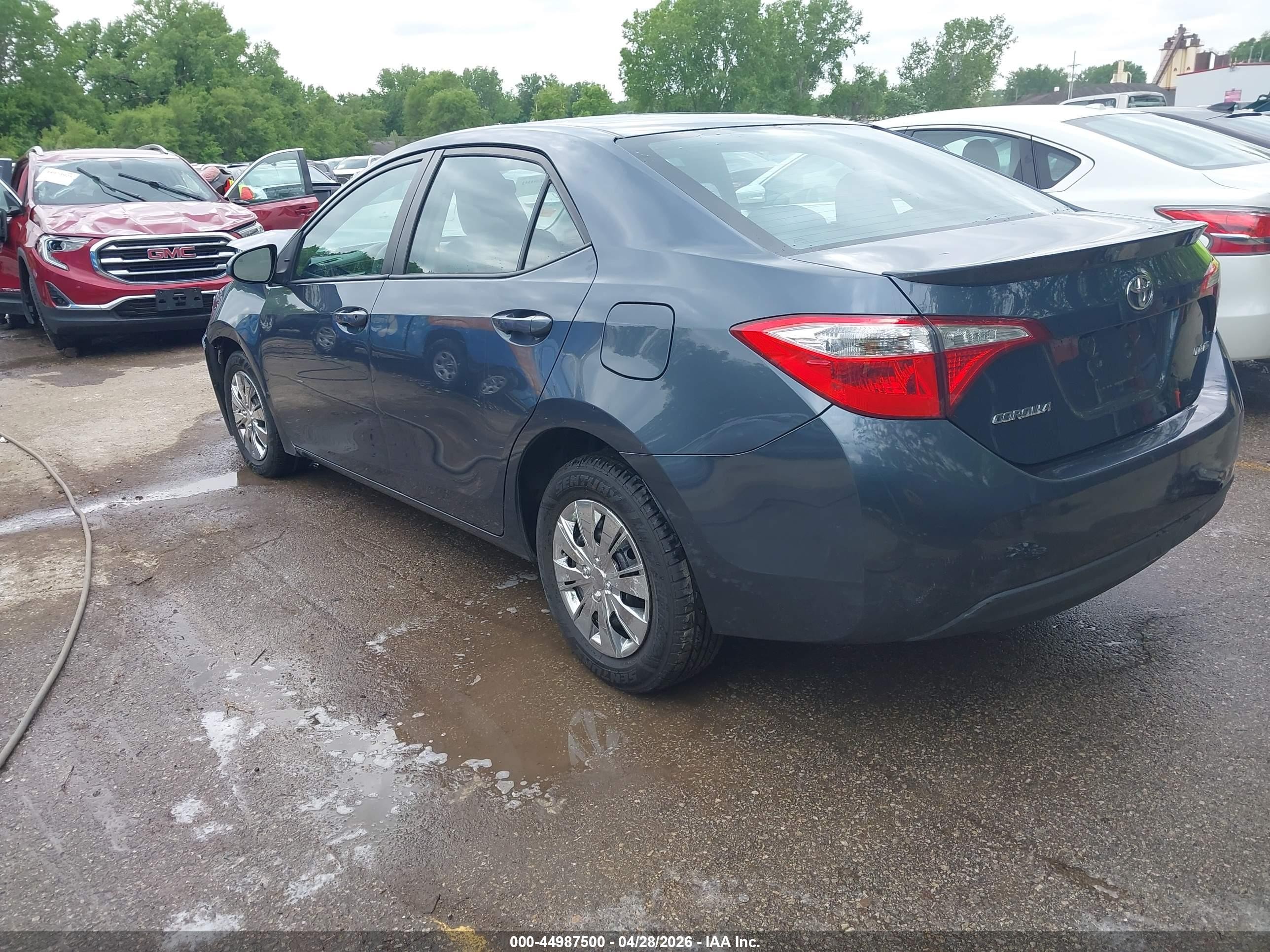 2015 Toyota Corolla Le Eco Gray vin: 2T1BPRHE3FC291066