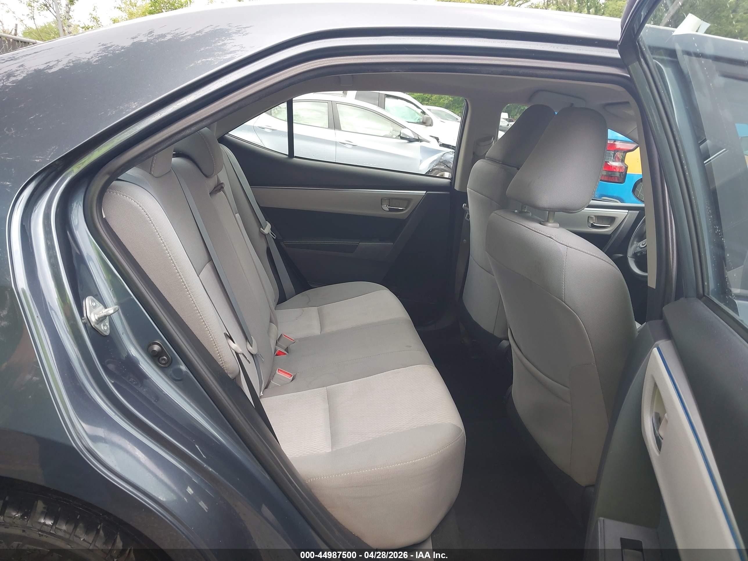 2015 Toyota Corolla Le Eco Gray vin: 2T1BPRHE3FC291066