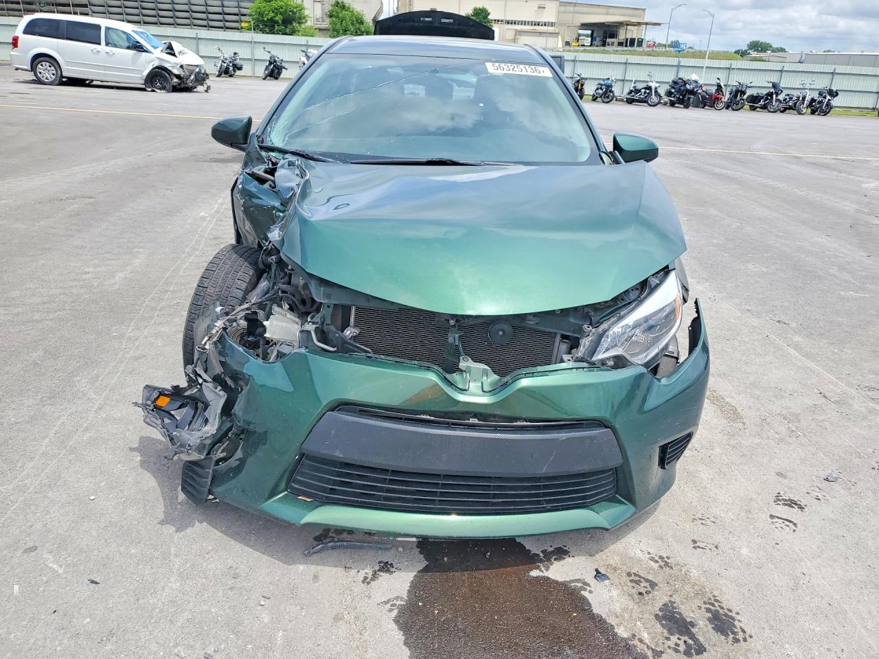 2014 Toyota Corolla Green vin: 2T1BPRHE4EC035811