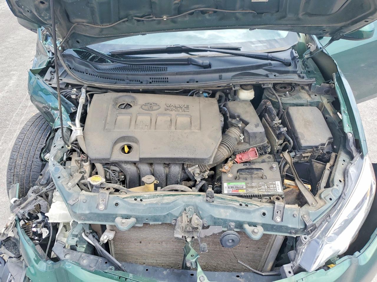 2014 Toyota Corolla Green vin: 2T1BPRHE4EC035811