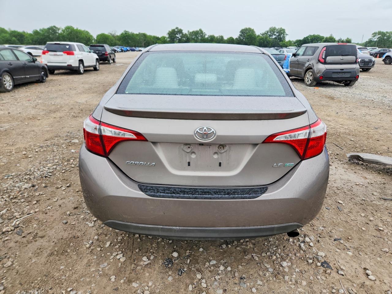 2014 Toyota Corolla Le Eco Серый vin: 2T1BPRHE4EC091618