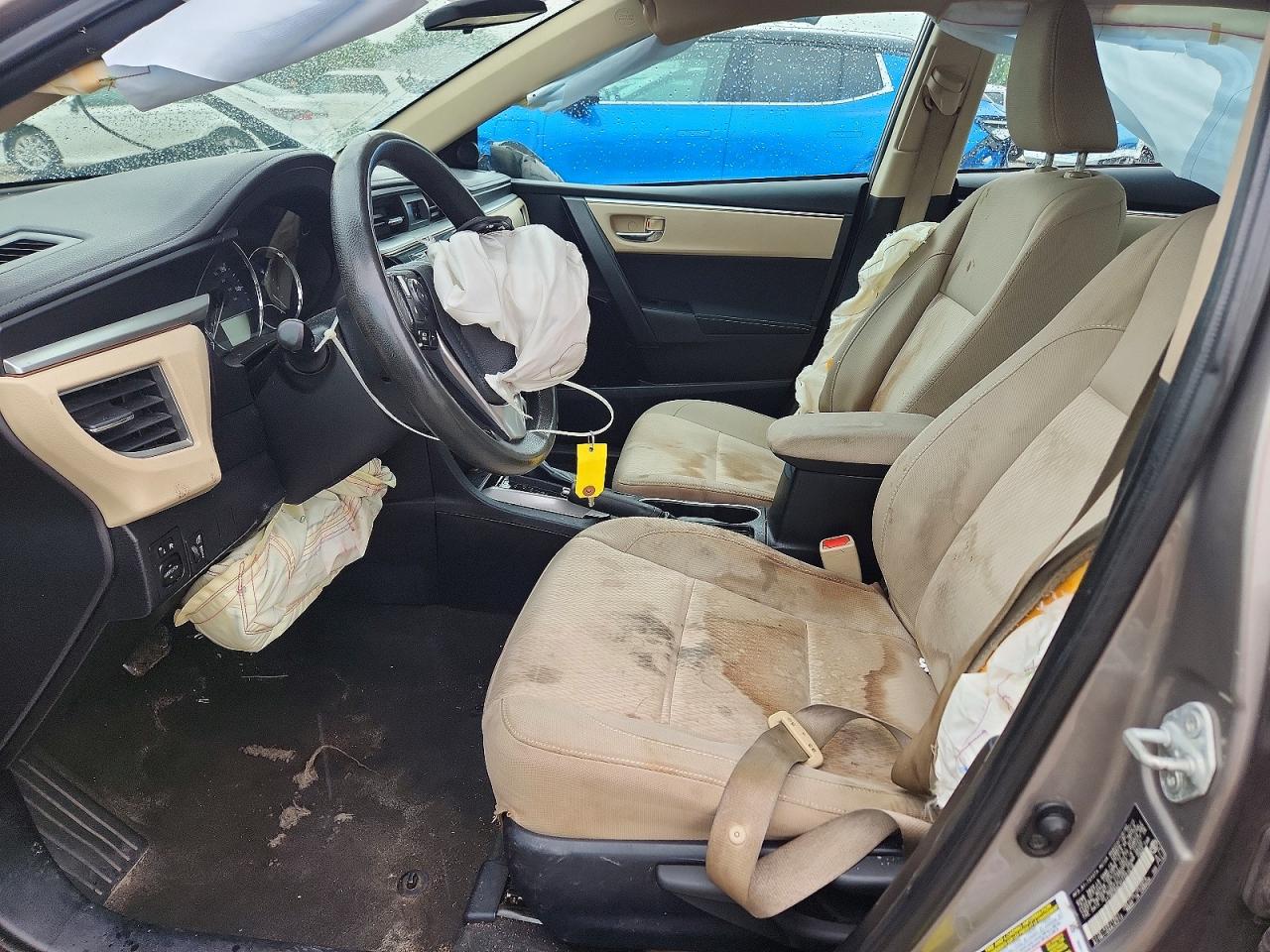 2014 Toyota Corolla Le Eco Серый vin: 2T1BPRHE4EC091618
