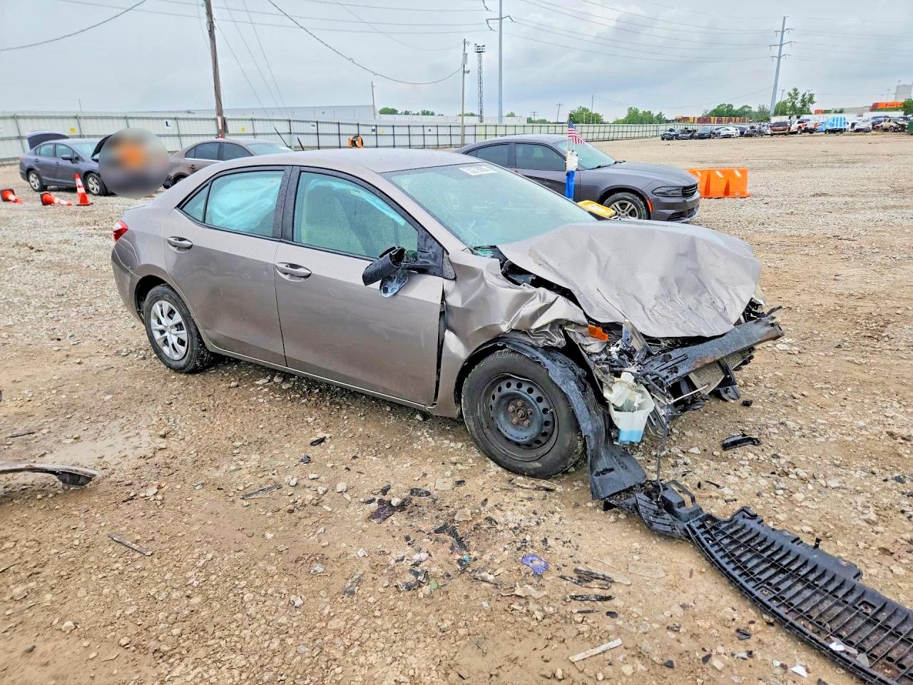2014 Toyota Corolla Le Eco Серый vin: 2T1BPRHE4EC091618