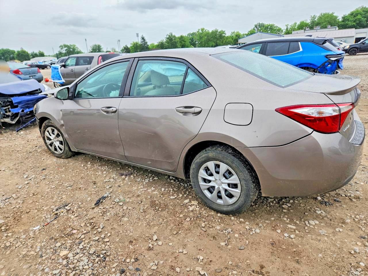 2014 Toyota Corolla Le Eco Серый vin: 2T1BPRHE4EC091618