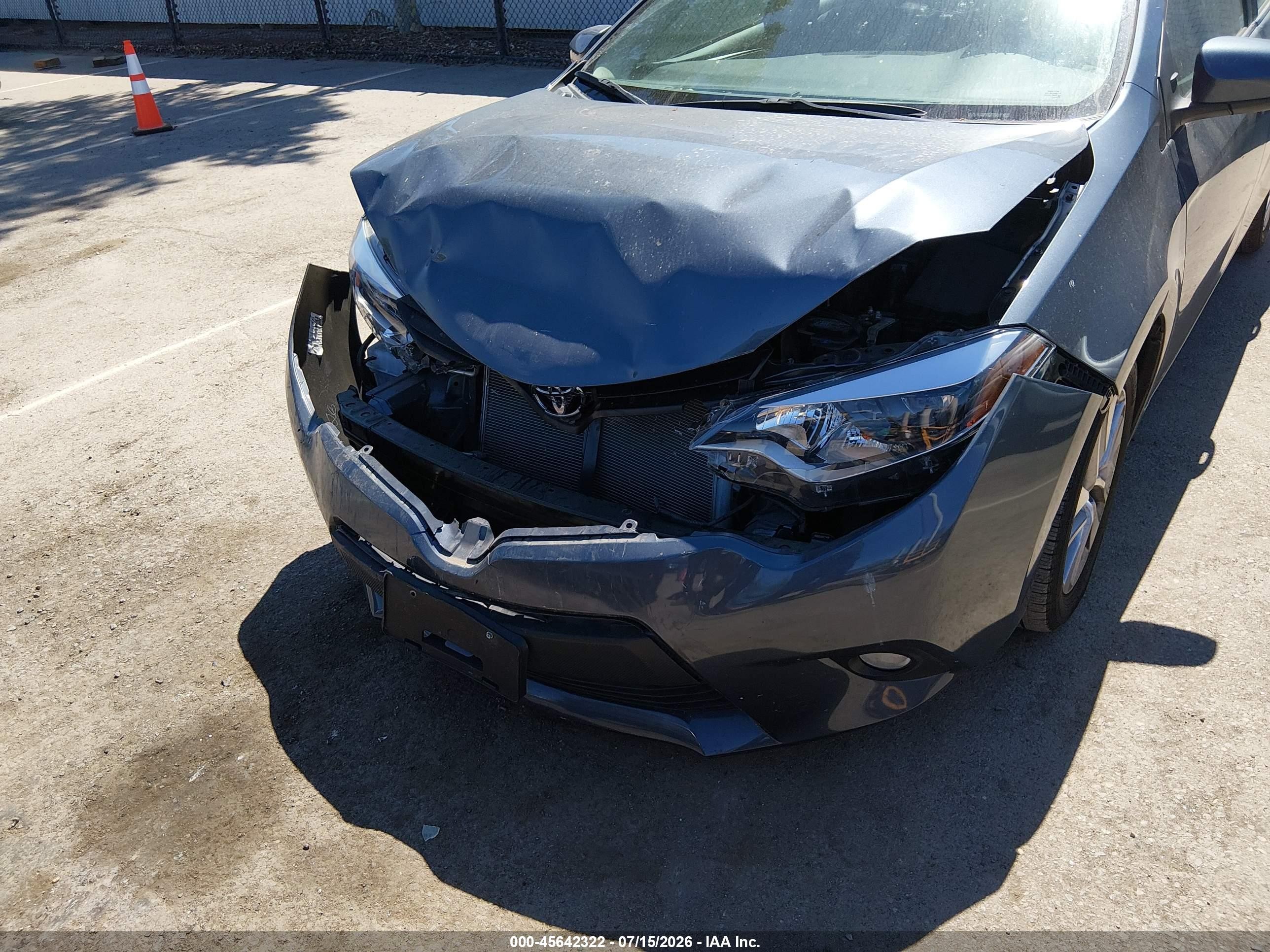 2014 Toyota Corolla Le Eco Premium Gray vin: 2T1BPRHE4EC117375