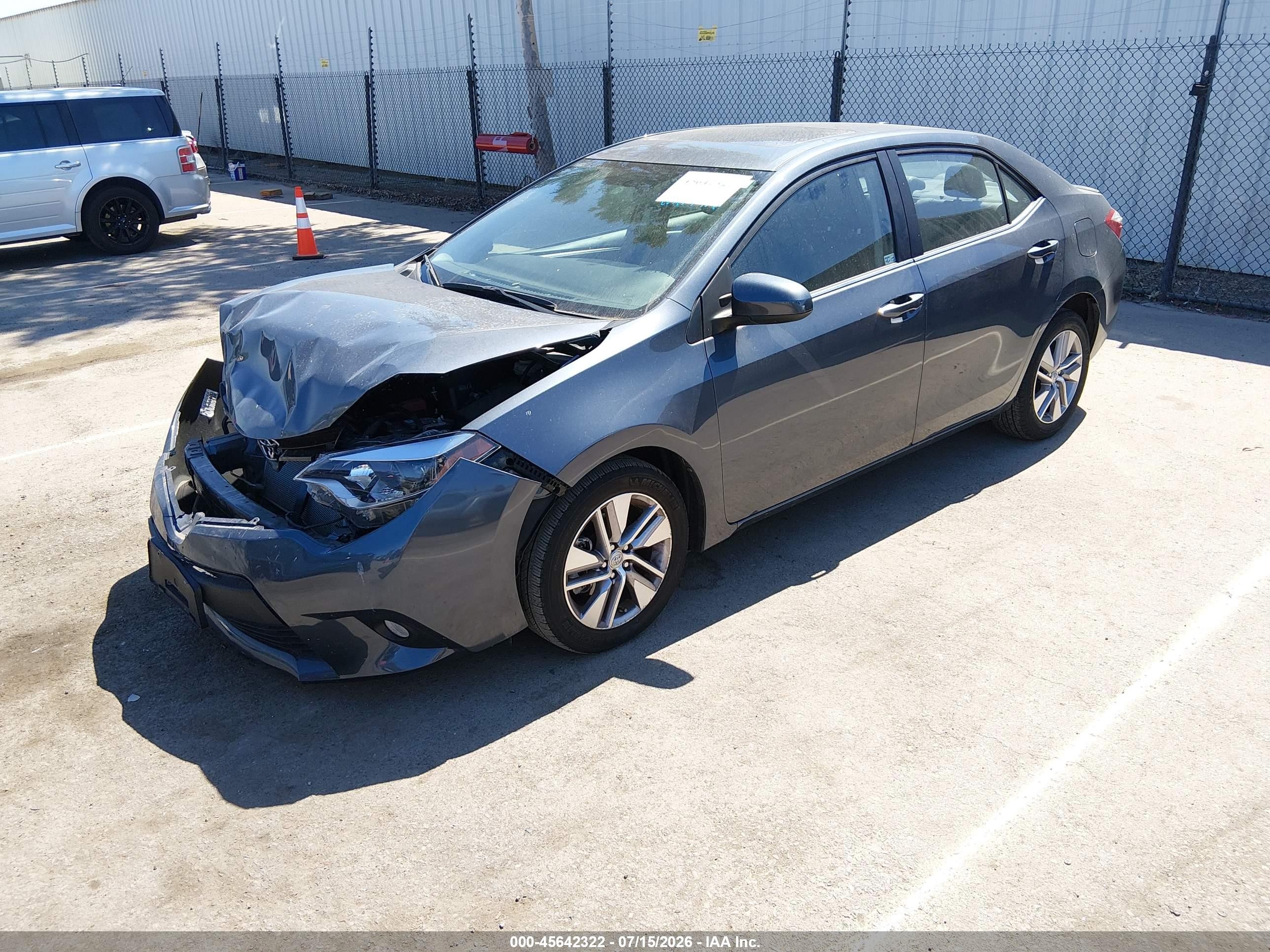 2014 Toyota Corolla Le Eco Premium Gray vin: 2T1BPRHE4EC117375