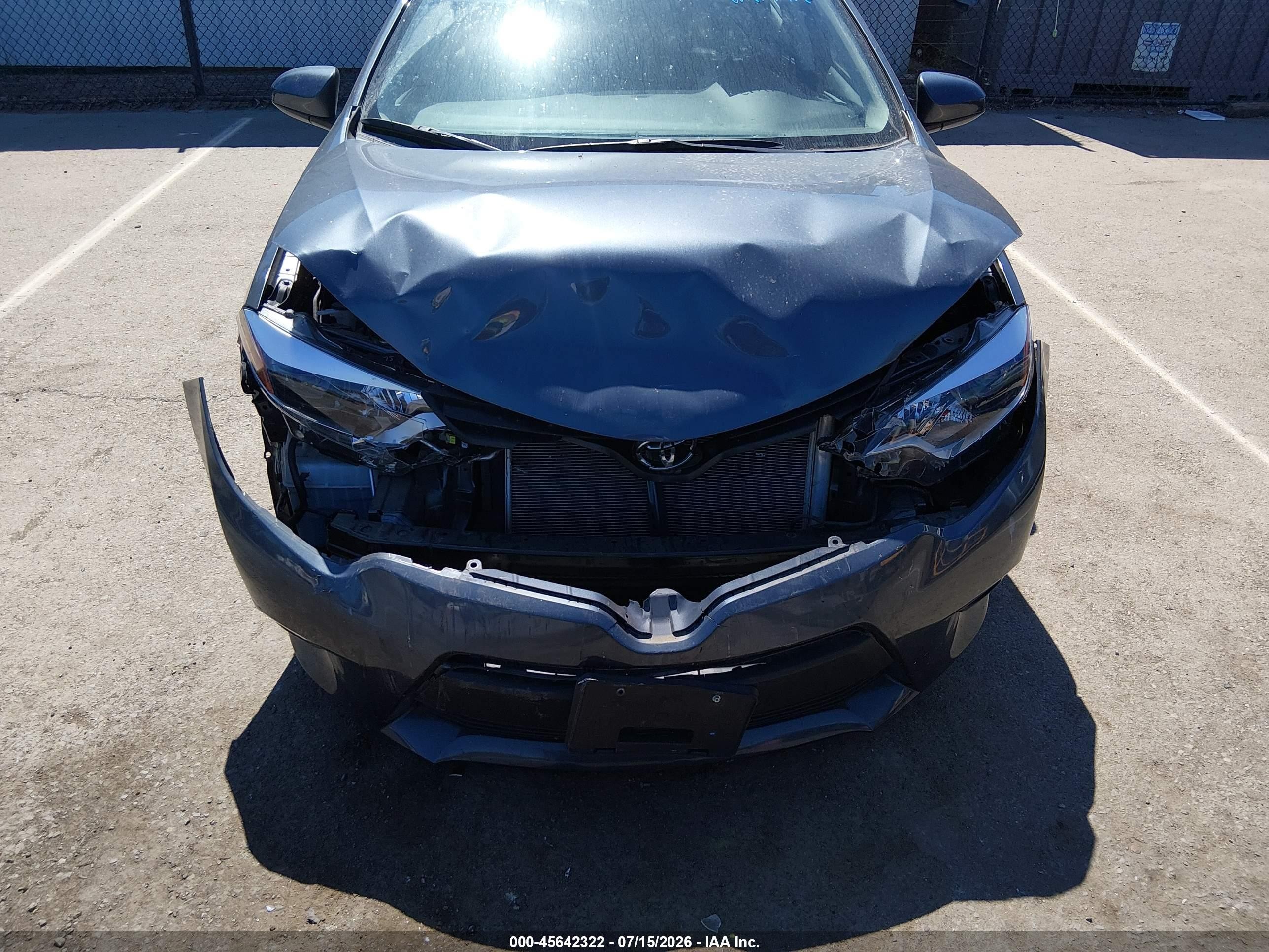 2014 Toyota Corolla Le Eco Premium Gray vin: 2T1BPRHE4EC117375