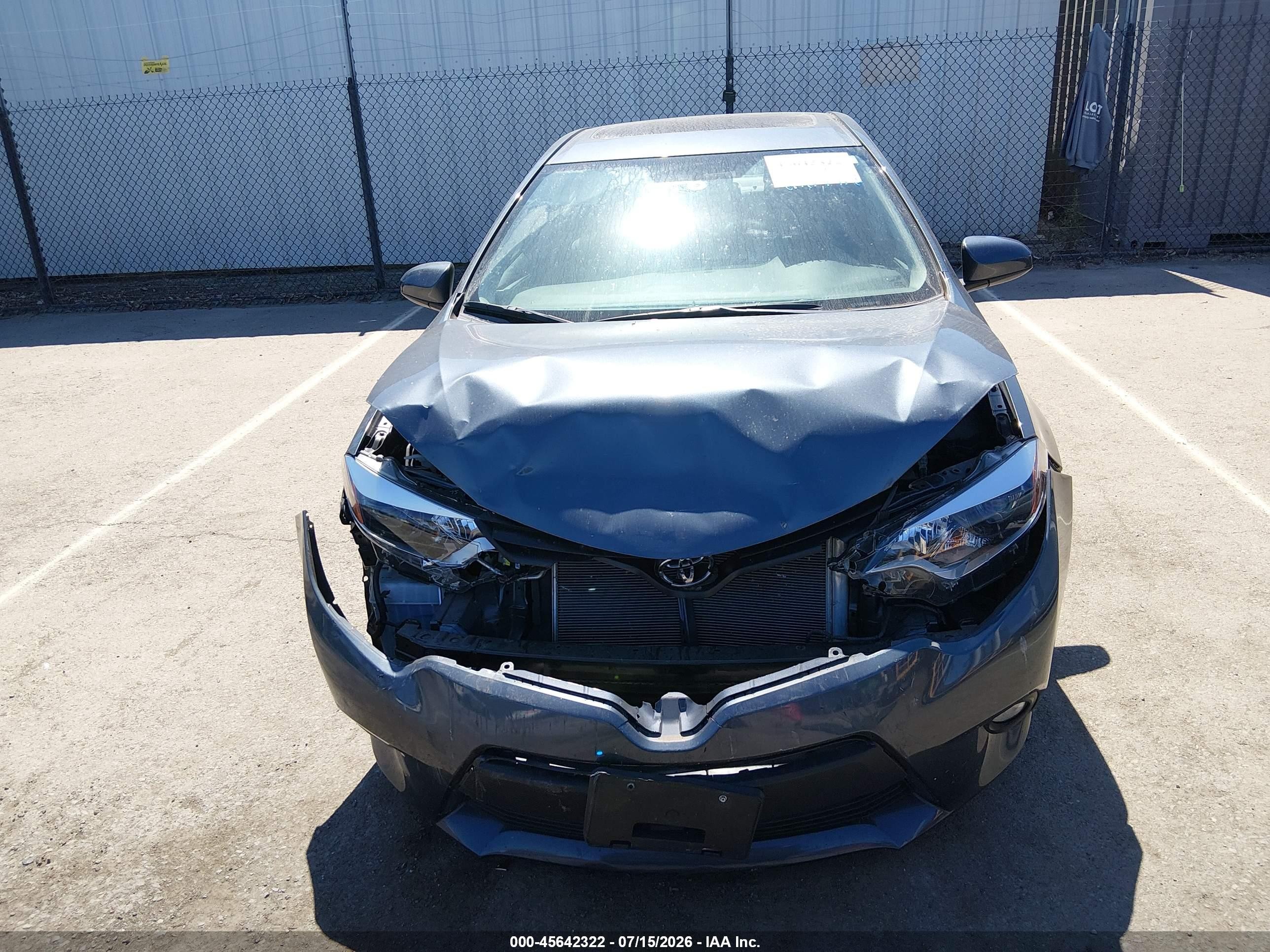 2014 Toyota Corolla Le Eco Premium Gray vin: 2T1BPRHE4EC117375