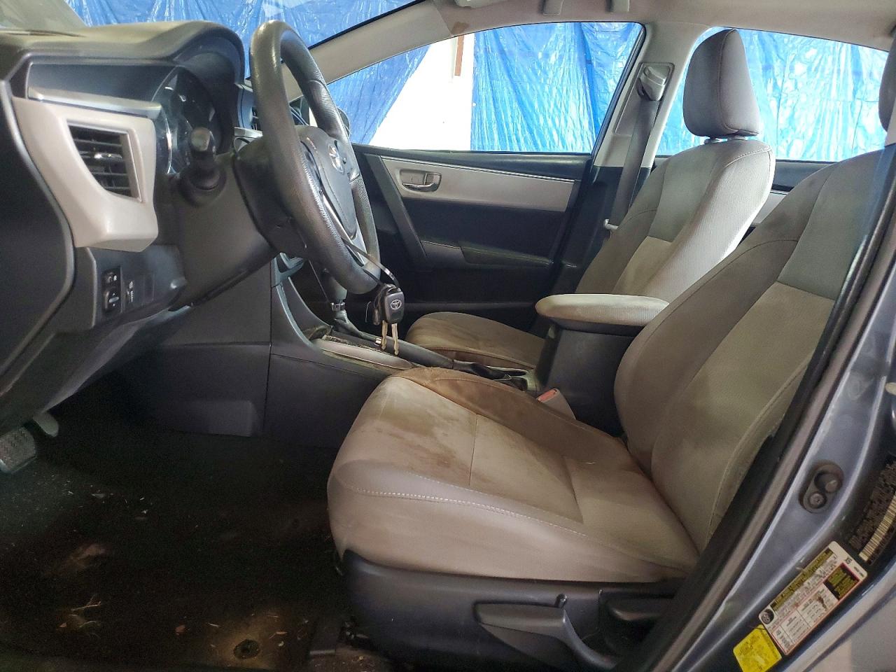 2014 Toyota Corolla Le Eco Gray vin: 2T1BPRHE4EC207142