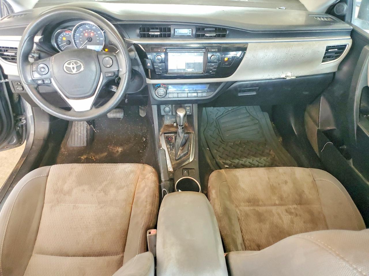 2014 Toyota Corolla Le Eco Gray vin: 2T1BPRHE4EC207142