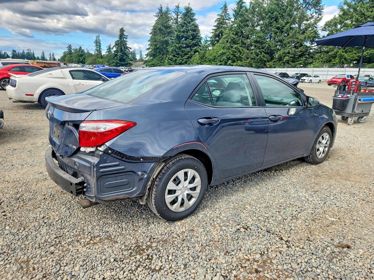 2015 Toyota Corolla Le Eco Blue vin: 2T1BPRHE4FC328528