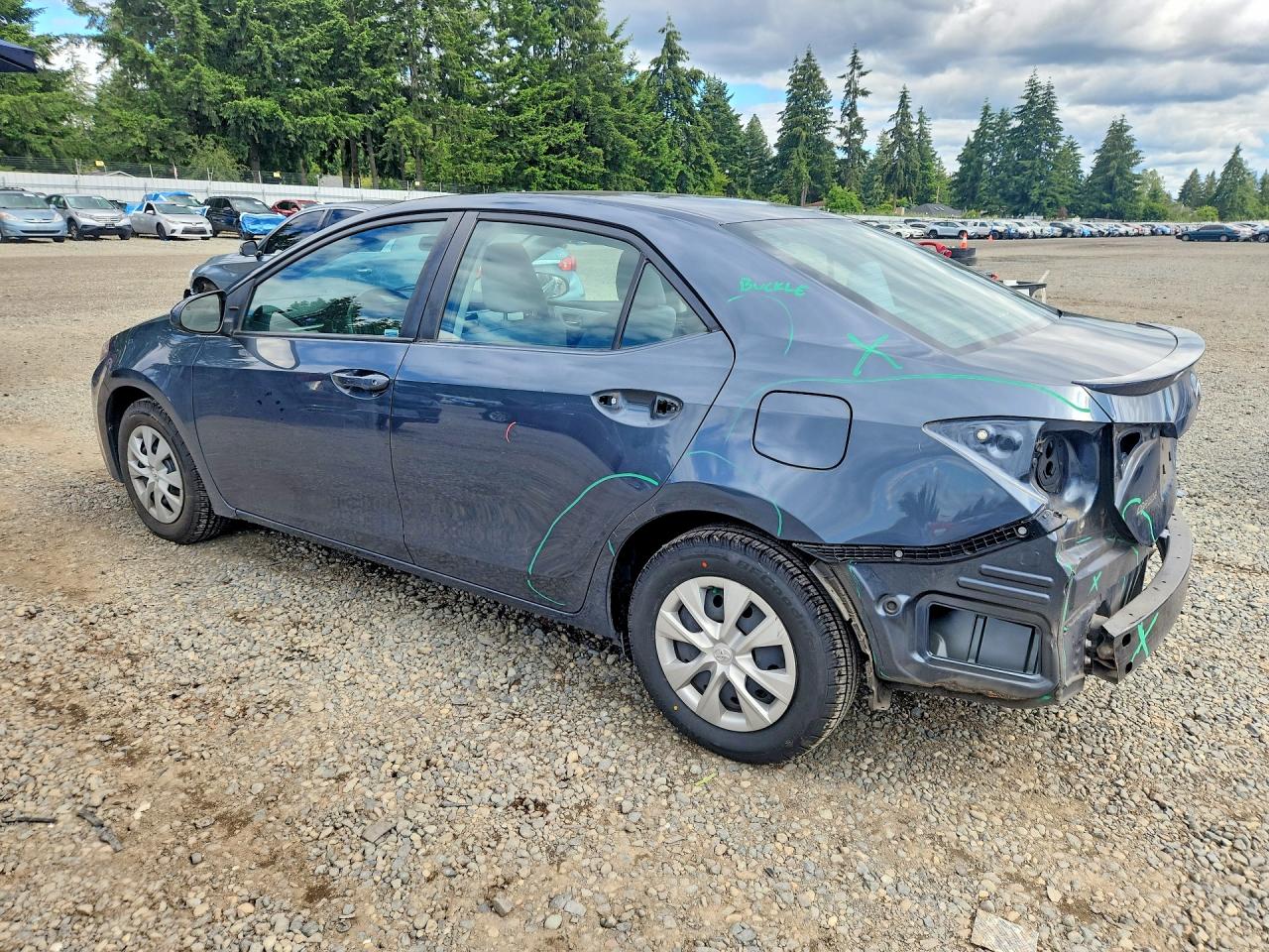 2015 Toyota Corolla Le Eco Blue vin: 2T1BPRHE4FC328528