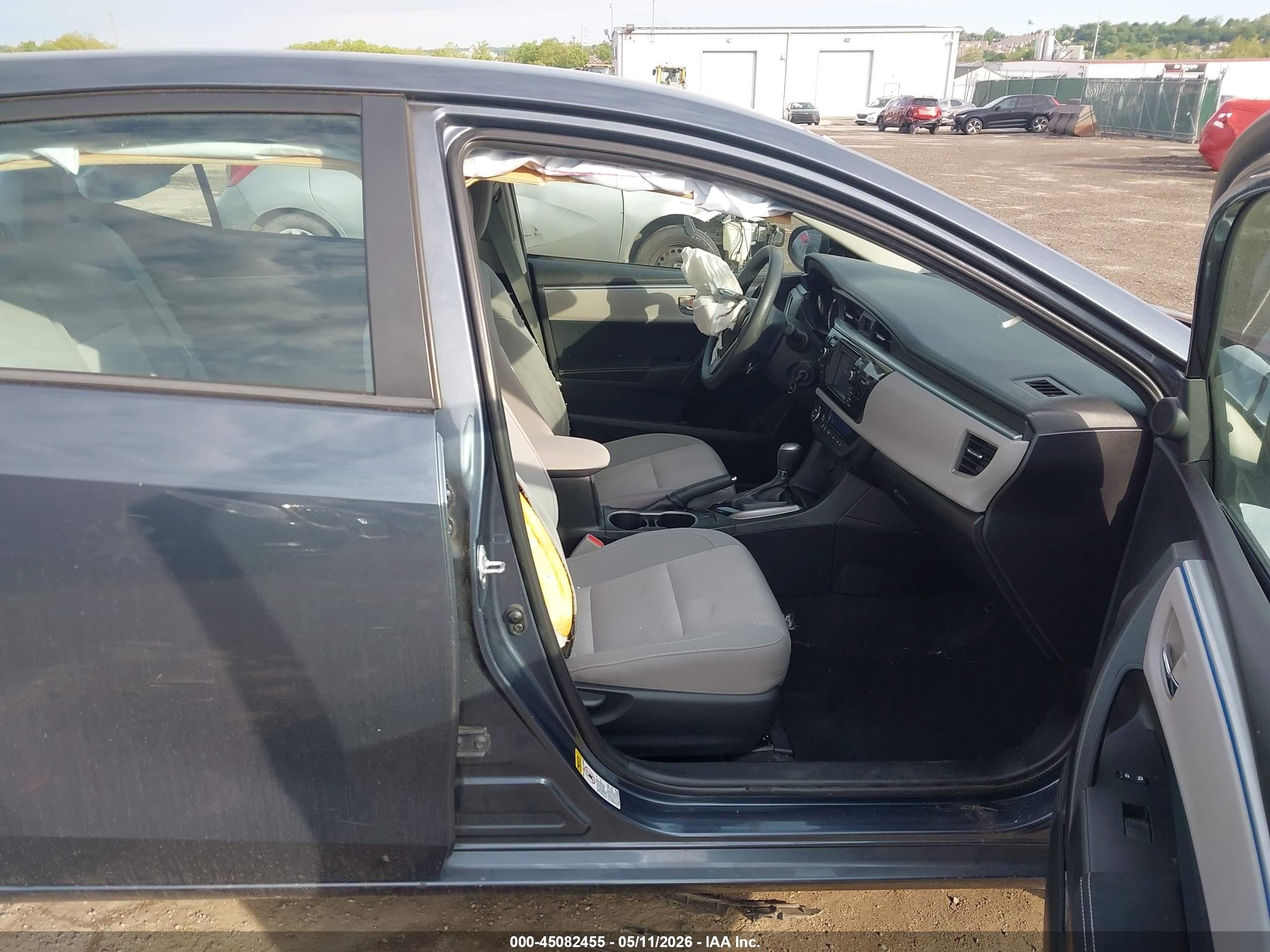 2014 Toyota Corolla Le Eco Gray vin: 2T1BPRHE5EC073709