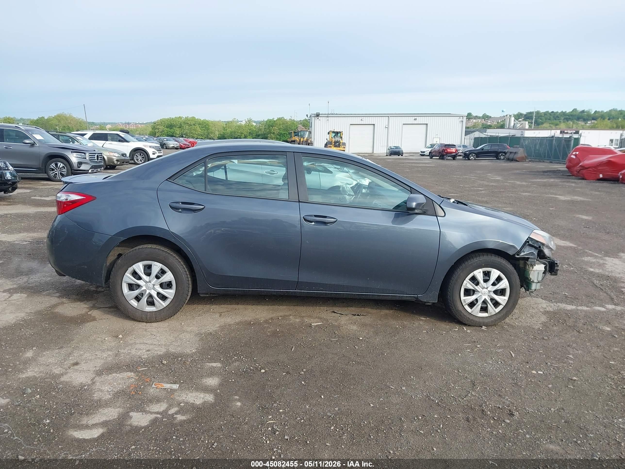 2014 Toyota Corolla Le Eco Gray vin: 2T1BPRHE5EC073709