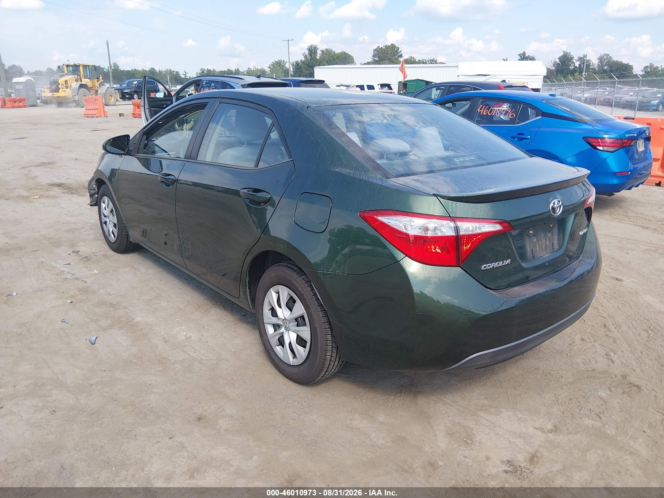 2014 Toyota Corolla Le Eco Green vin: 2T1BPRHE5EC103033