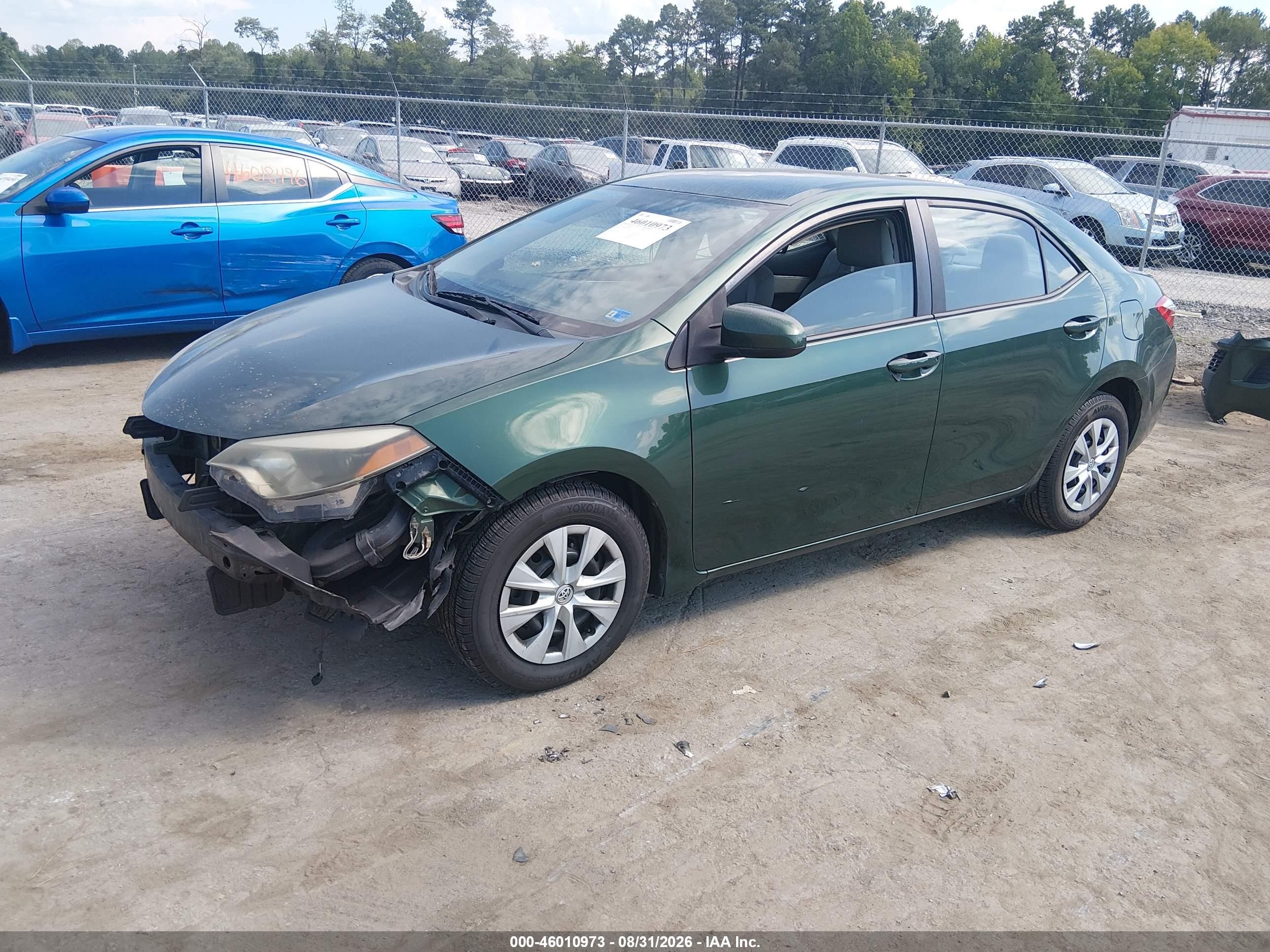 2014 Toyota Corolla Le Eco Green vin: 2T1BPRHE5EC103033