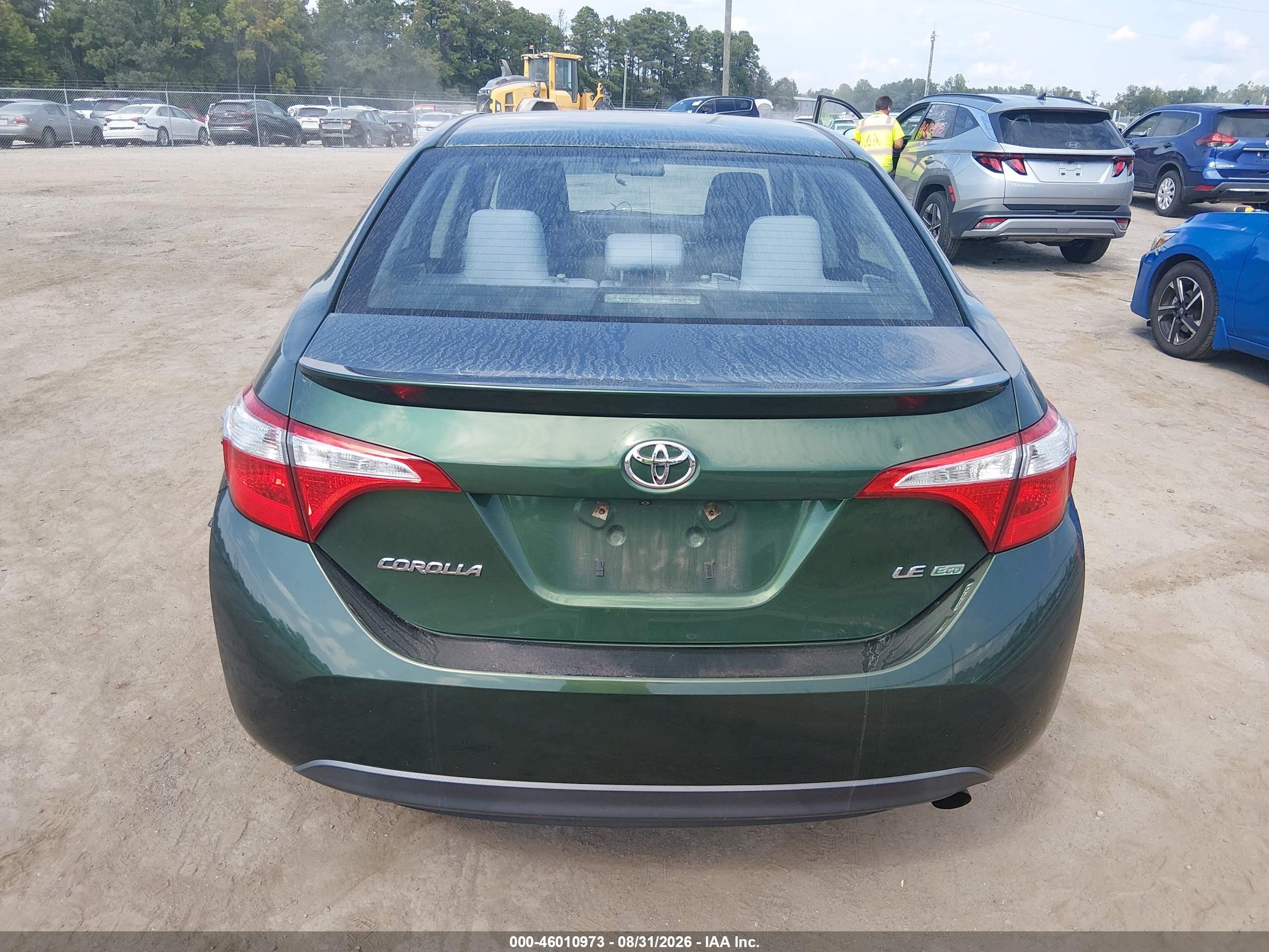 2014 Toyota Corolla Le Eco Green vin: 2T1BPRHE5EC103033