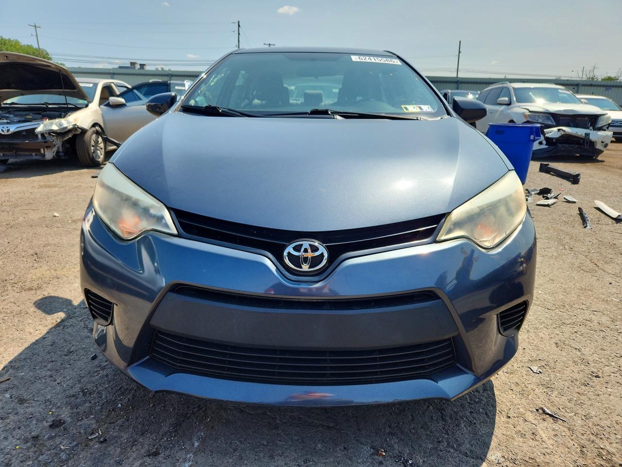 2014 Toyota Corolla Le Eco Gray vin: 2T1BPRHE5EC227383