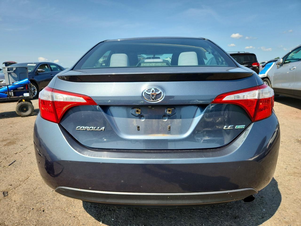 2014 Toyota Corolla Le Eco Gray vin: 2T1BPRHE5EC227383