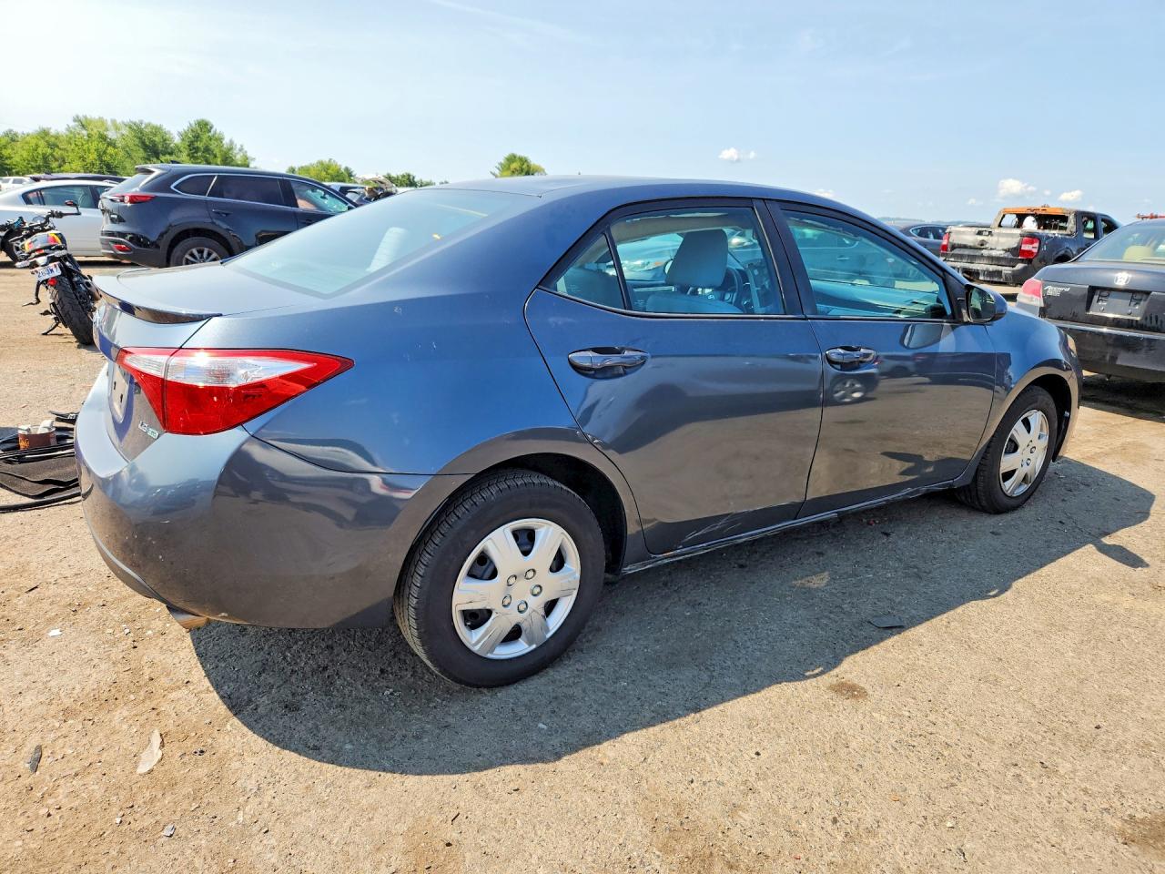 2014 Toyota Corolla Le Eco Gray vin: 2T1BPRHE5EC227383