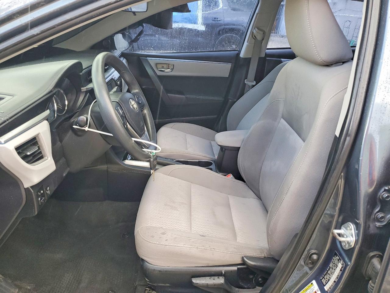 2015 Toyota Corolla Le Eco Plus Gray vin: 2T1BPRHE5FC419243
