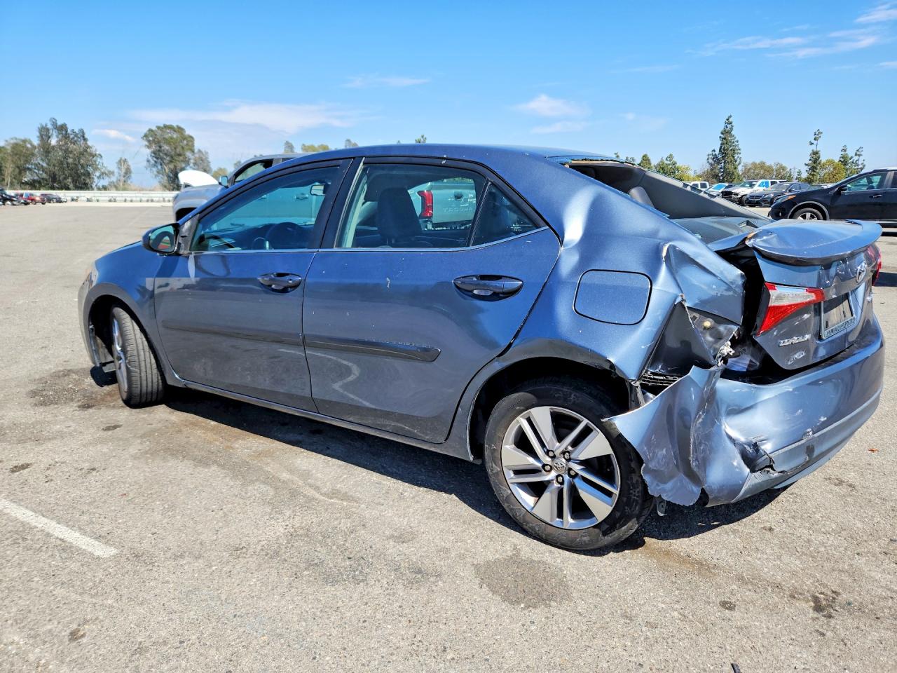 2014 Toyota Corolla Le Eco Premium Blue vin: 2T1BPRHE6EC000378