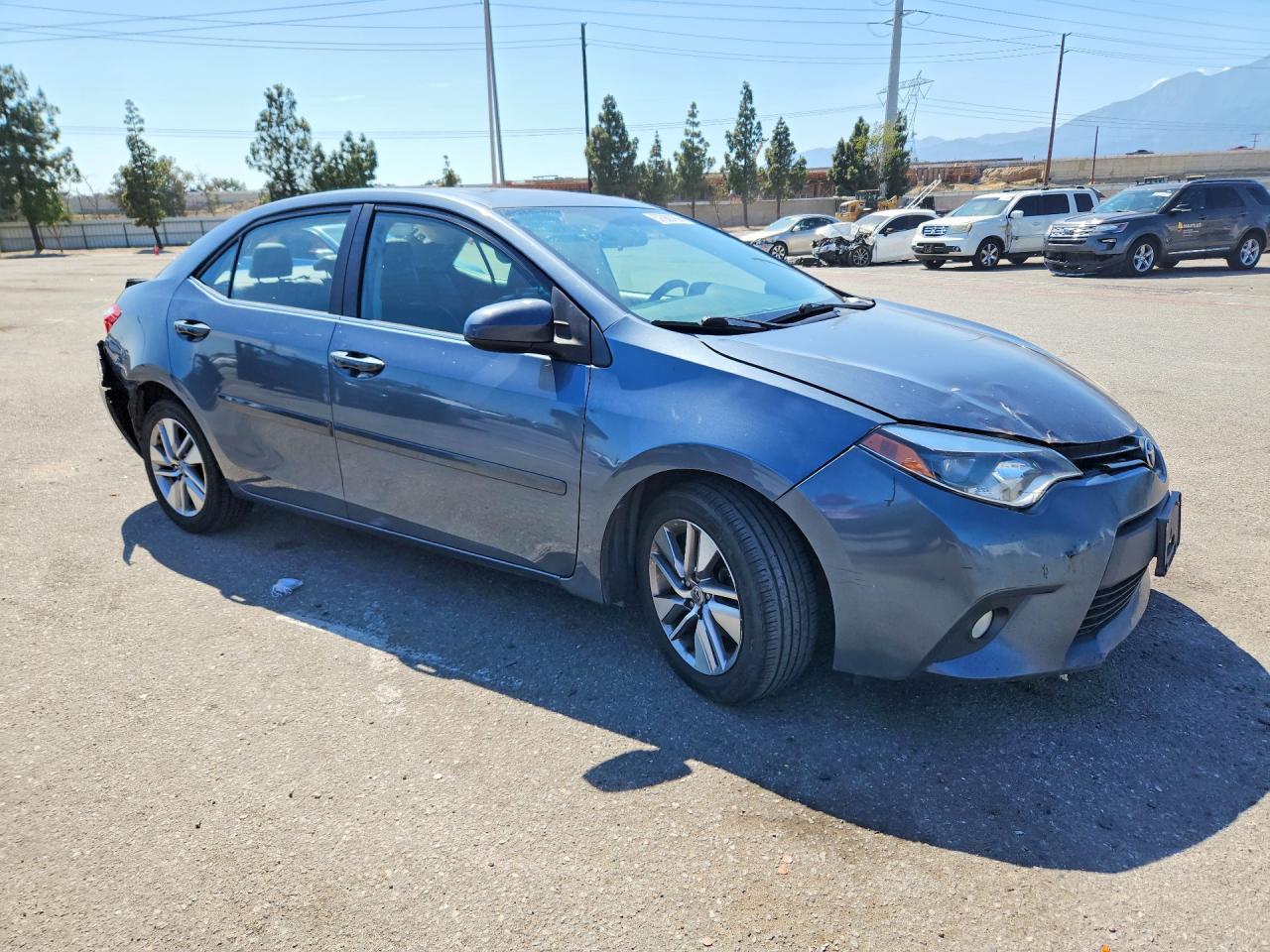 2014 Toyota Corolla Le Eco Premium Blue vin: 2T1BPRHE6EC000378