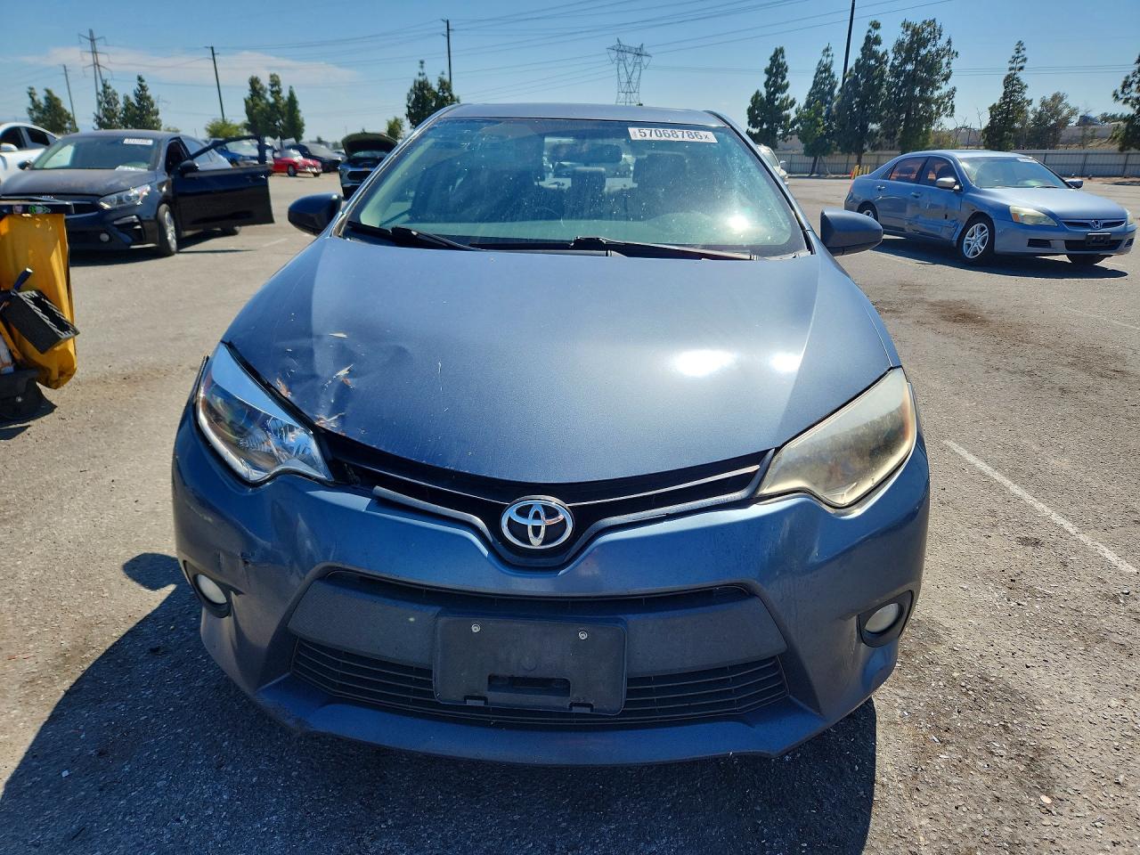 2014 Toyota Corolla Le Eco Premium Blue vin: 2T1BPRHE6EC000378