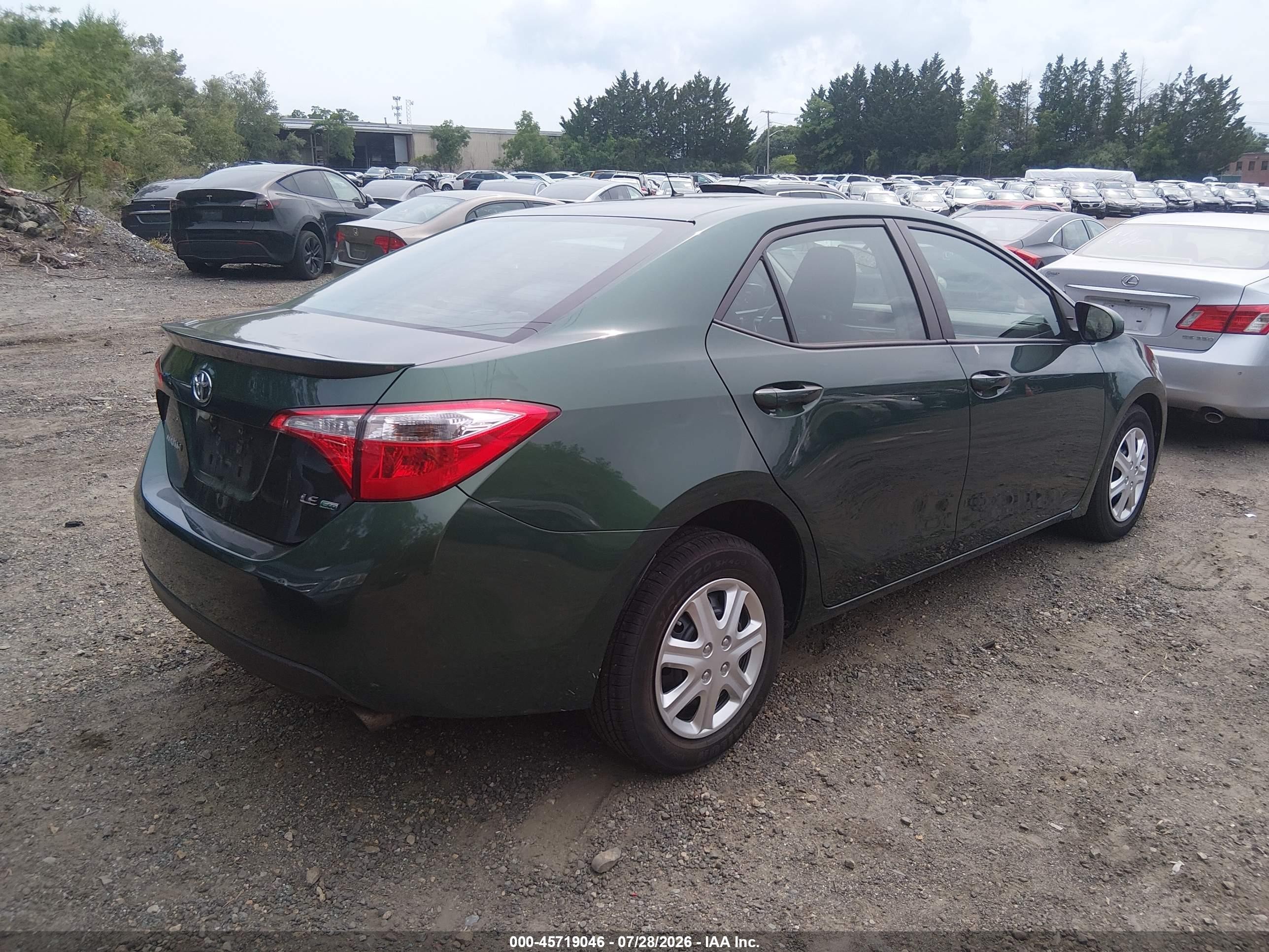 2014 Toyota Corolla Le Eco Green vin: 2T1BPRHE6EC149003