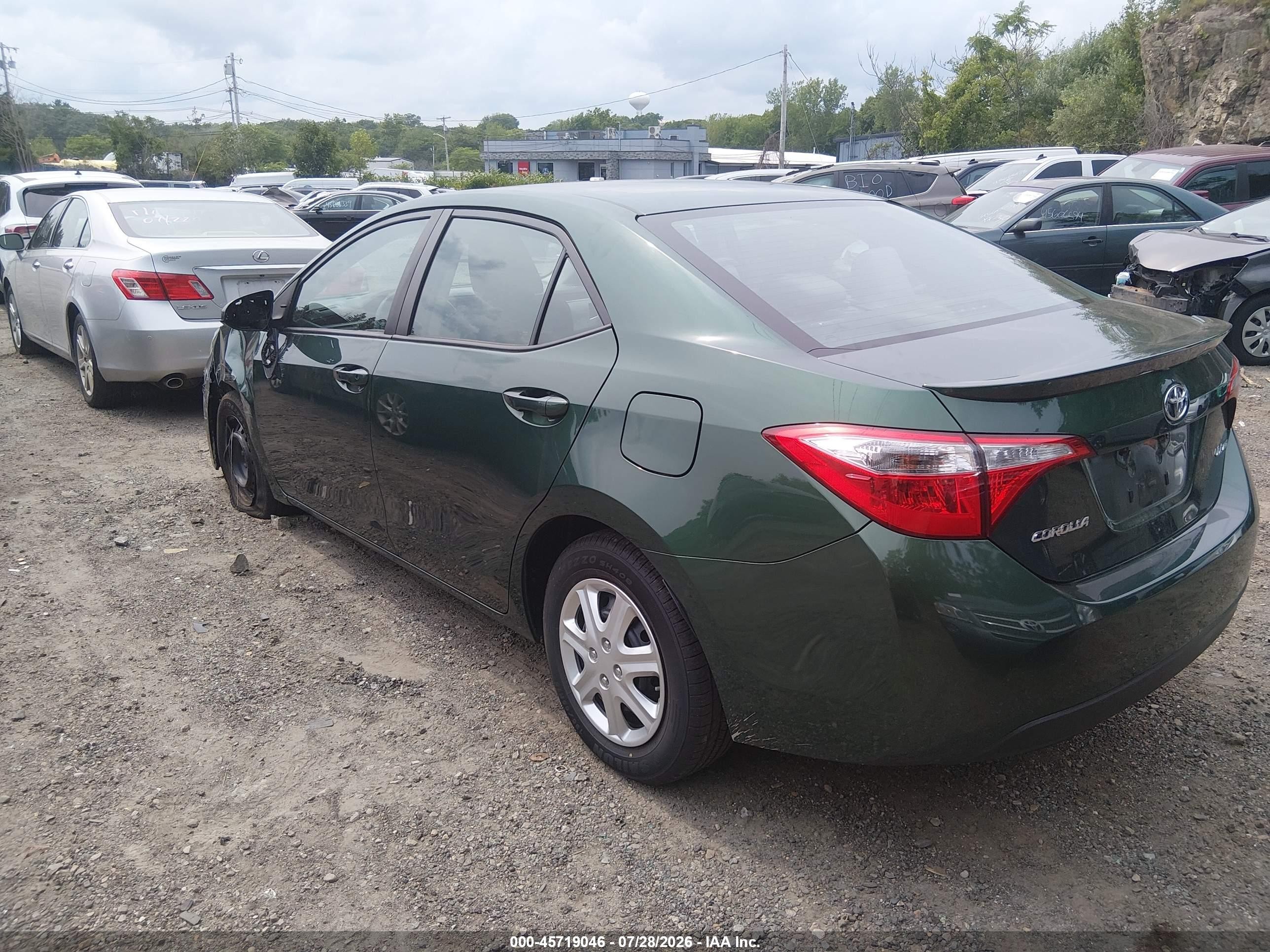 2014 Toyota Corolla Le Eco Green vin: 2T1BPRHE6EC149003
