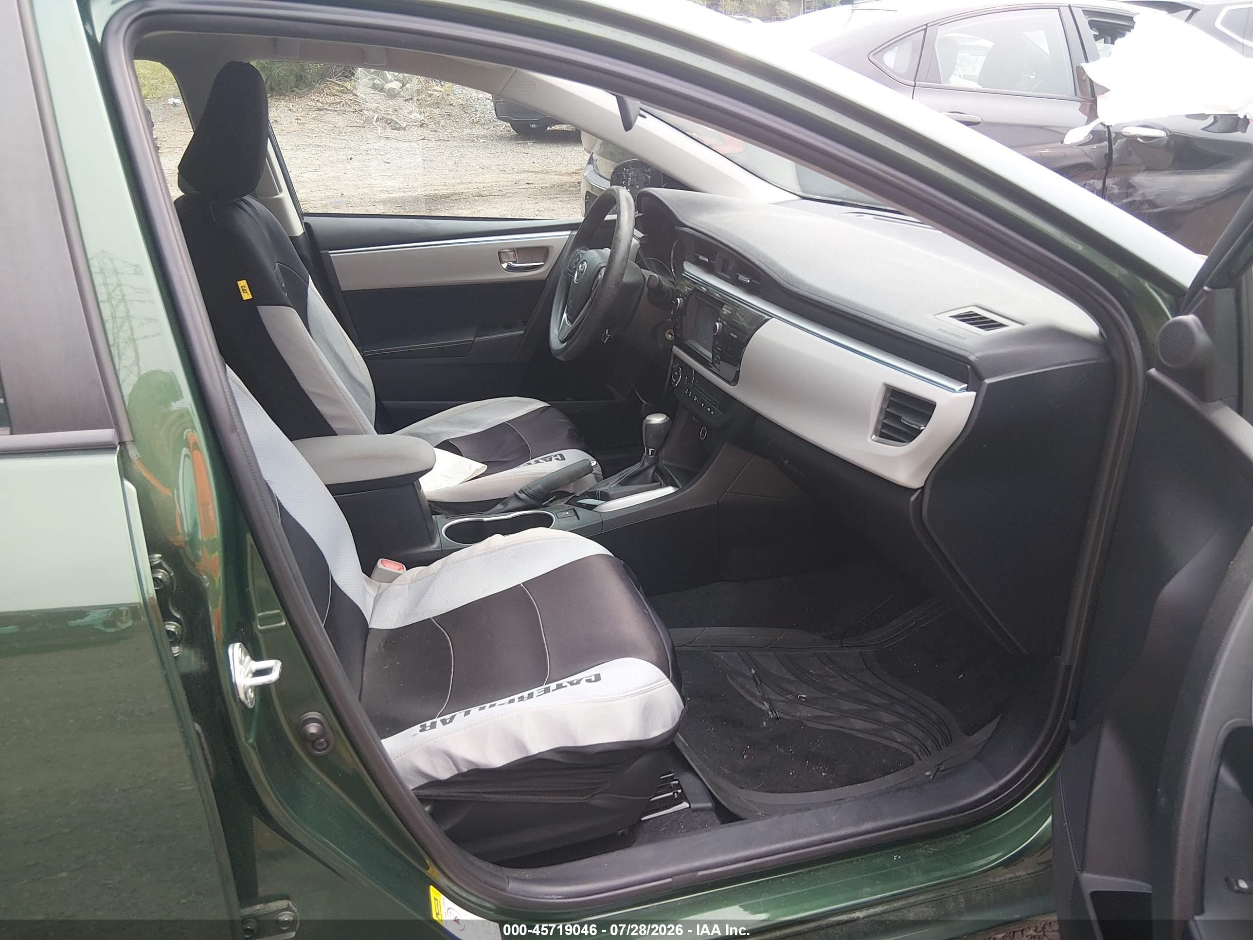 2014 Toyota Corolla Le Eco Green vin: 2T1BPRHE6EC149003