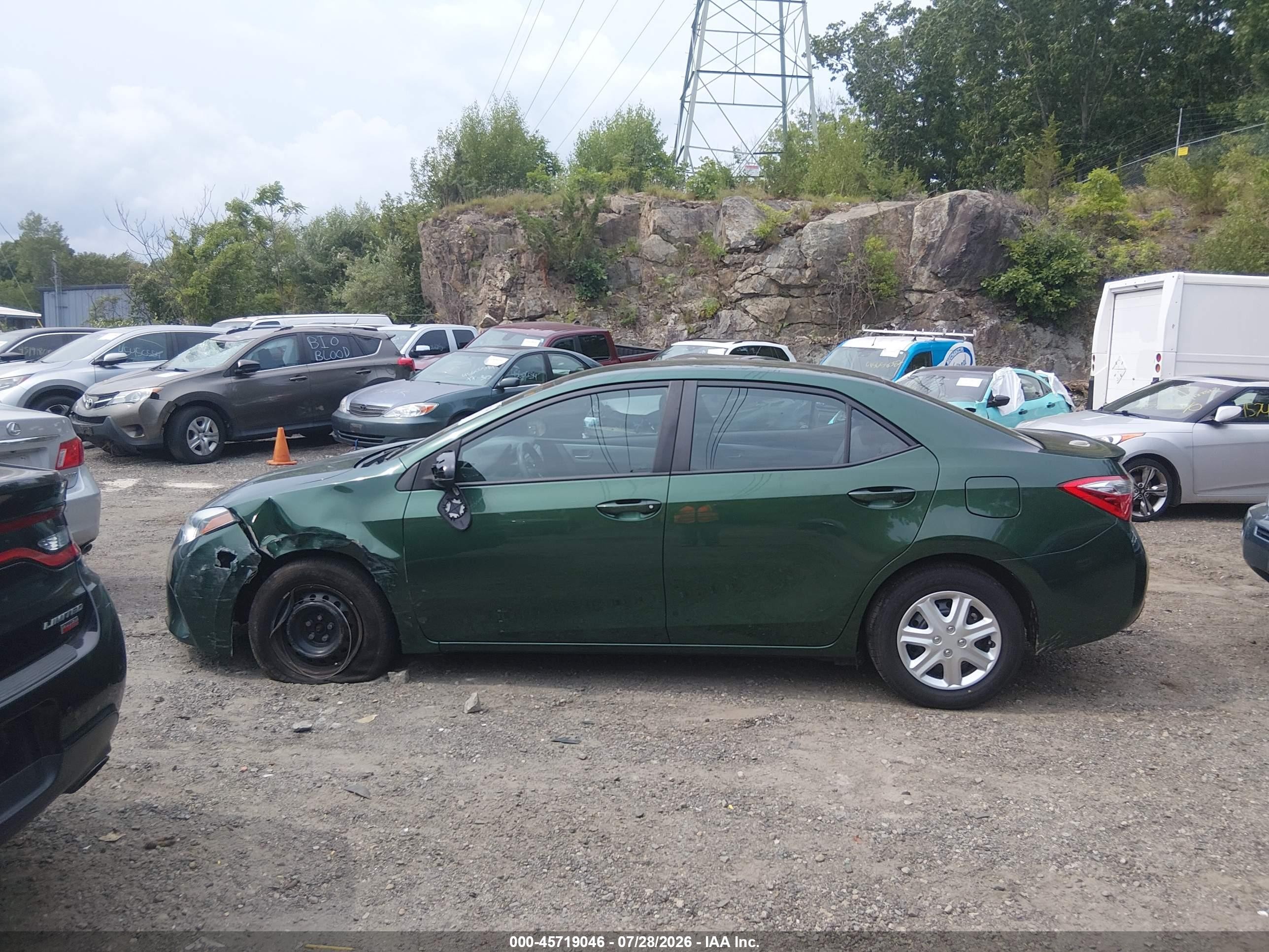 2014 Toyota Corolla Le Eco Green vin: 2T1BPRHE6EC149003