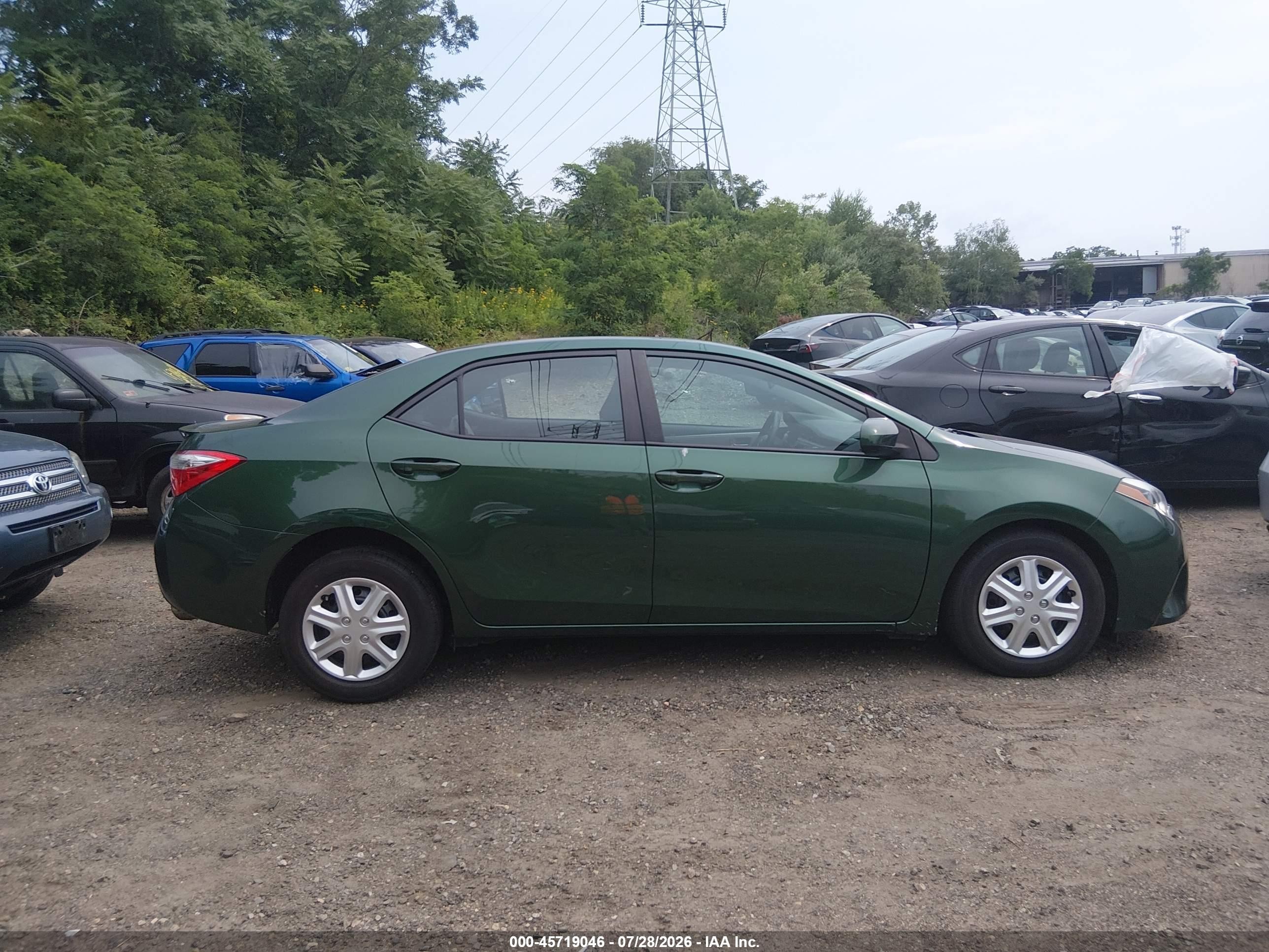 2014 Toyota Corolla Le Eco Green vin: 2T1BPRHE6EC149003