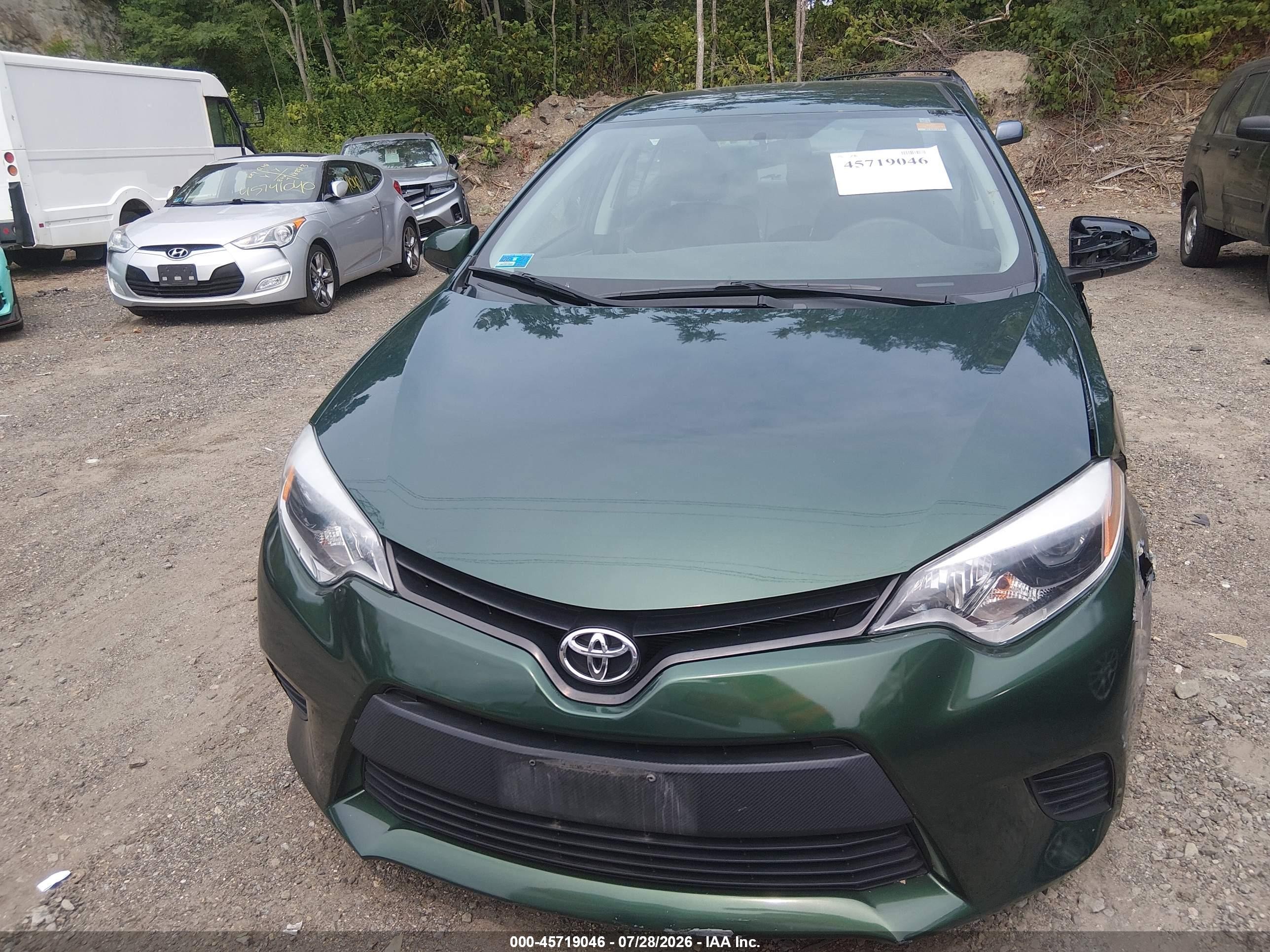2014 Toyota Corolla Le Eco Green vin: 2T1BPRHE6EC149003