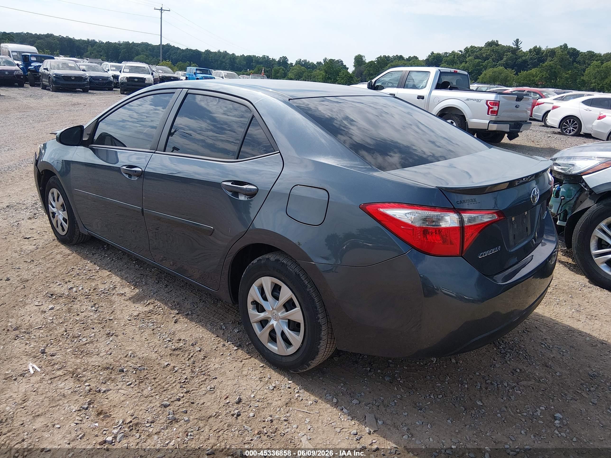 2014 Toyota Corolla Le Eco Blue vin: 2T1BPRHE6EC186455