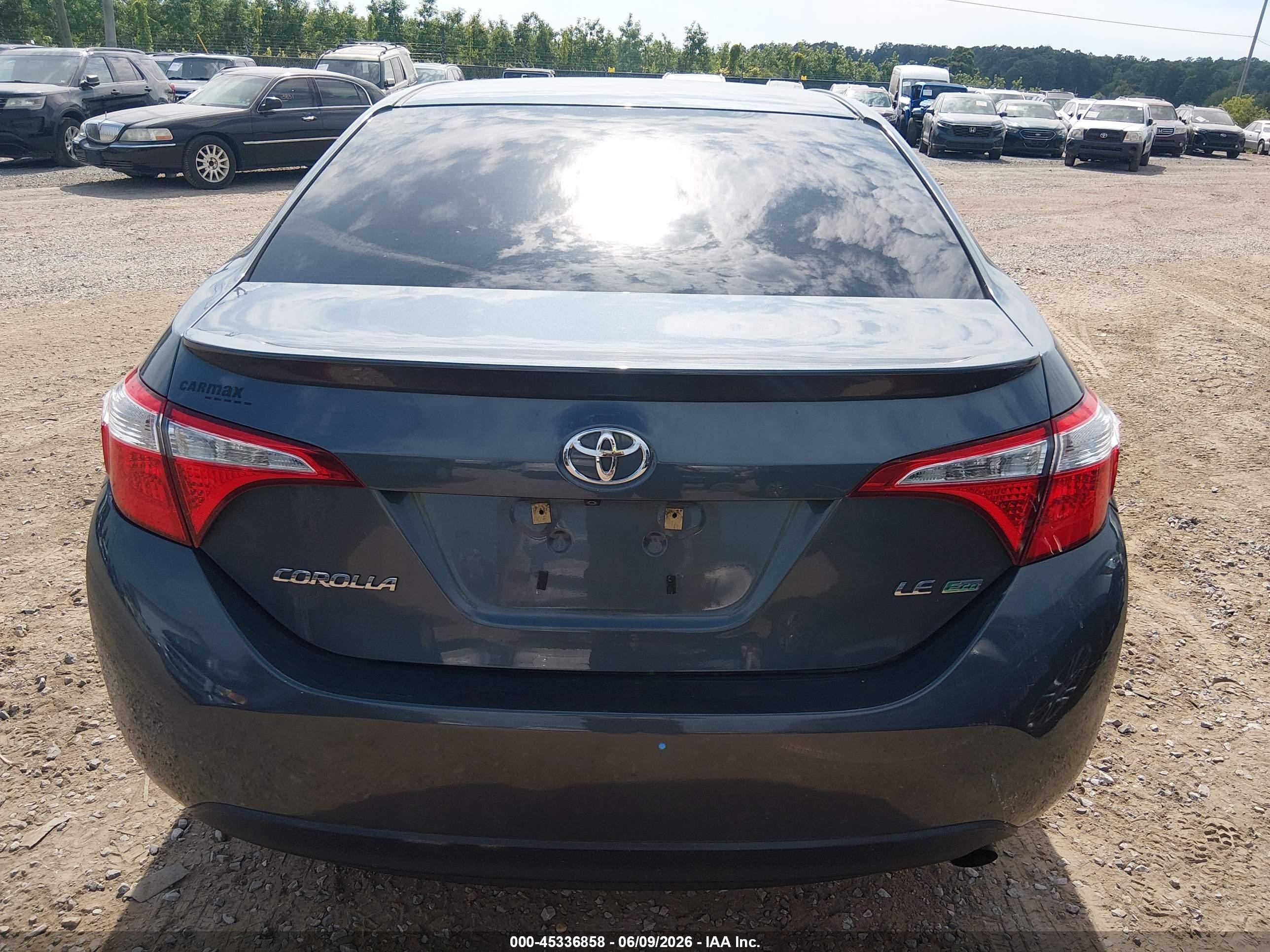 2014 Toyota Corolla Le Eco Blue vin: 2T1BPRHE6EC186455