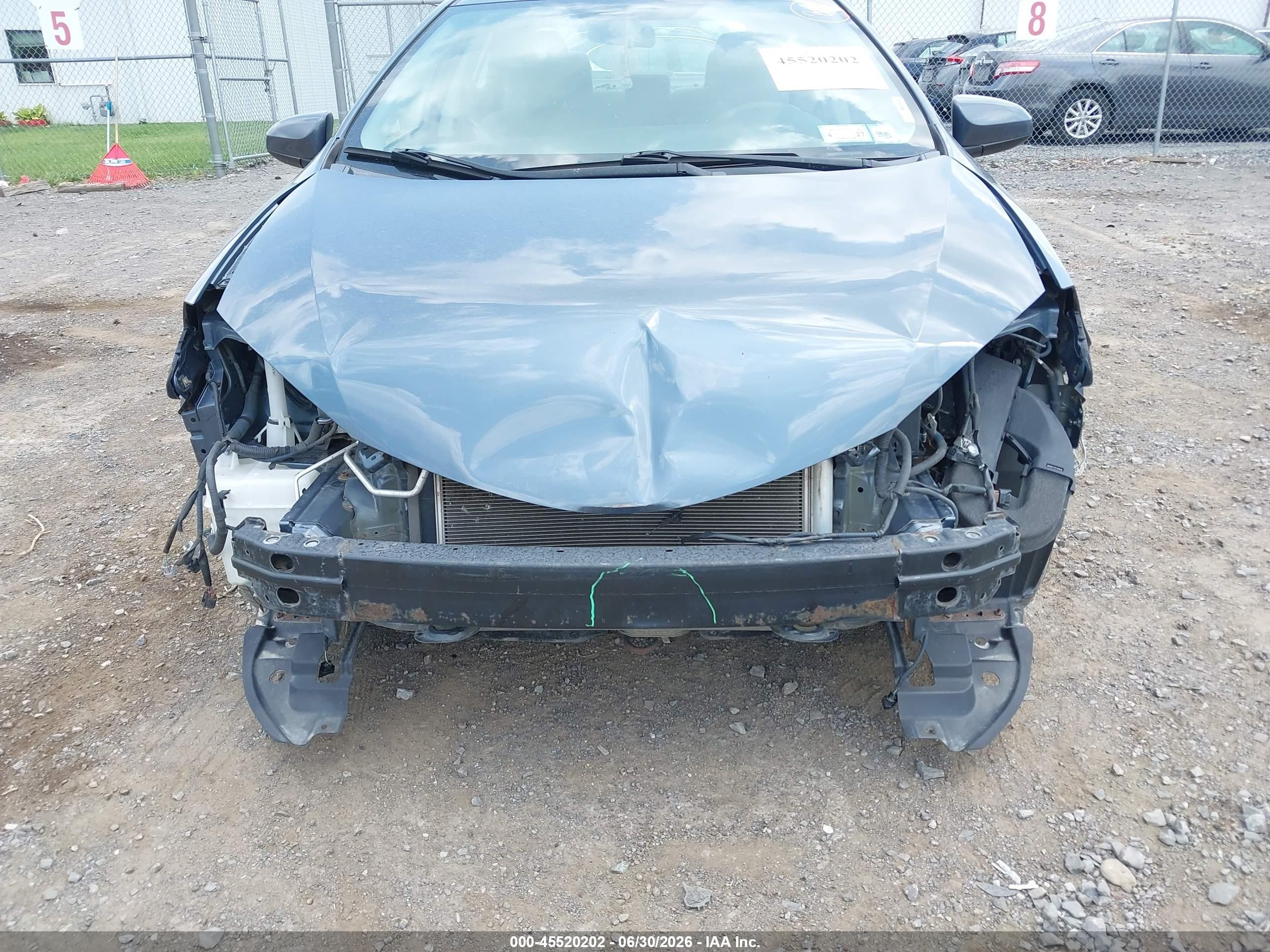 2014 Toyota Corolla Le Eco Plus Blue vin: 2T1BPRHE6EC223729