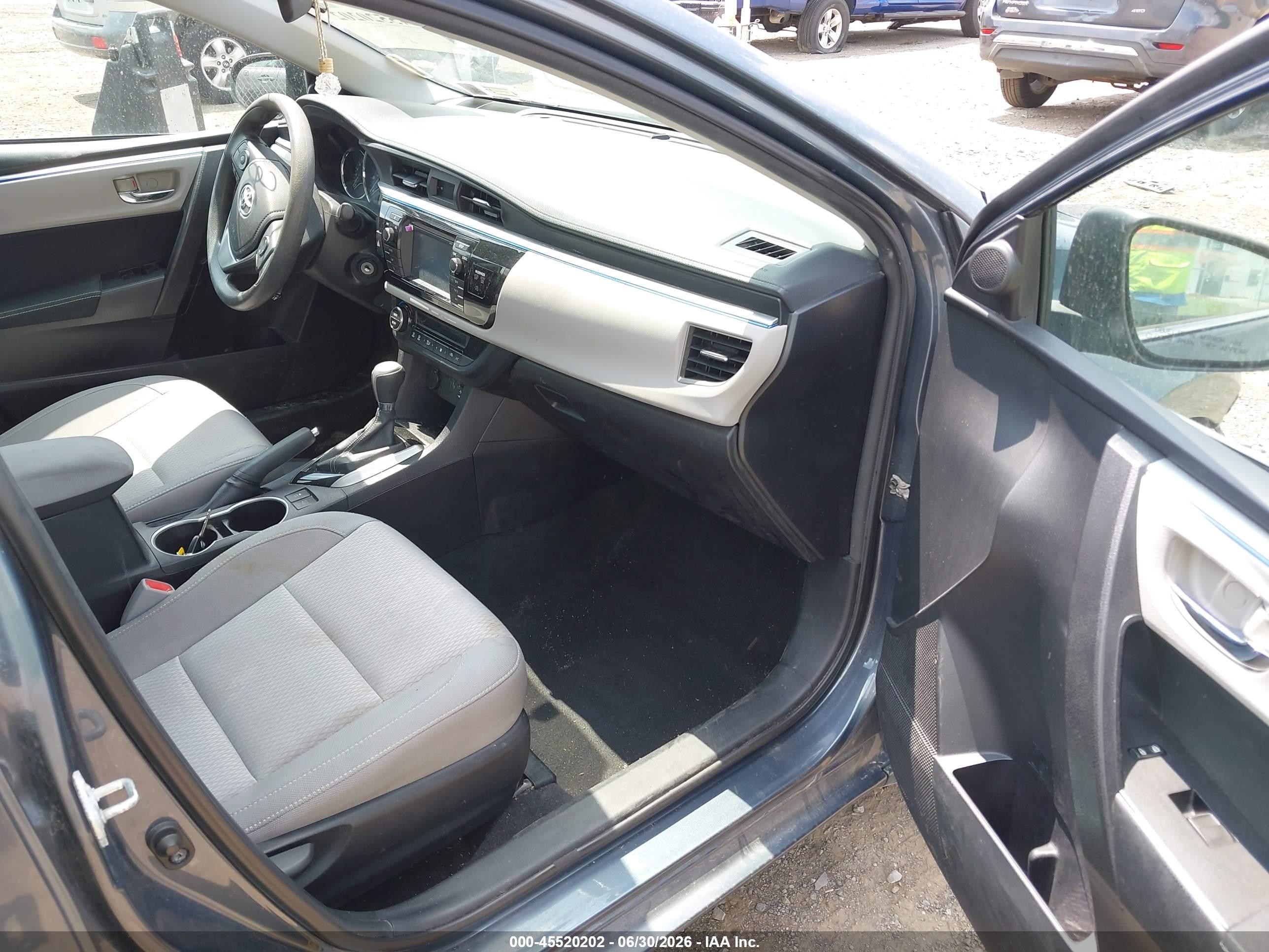 2014 Toyota Corolla Le Eco Plus Blue vin: 2T1BPRHE6EC223729